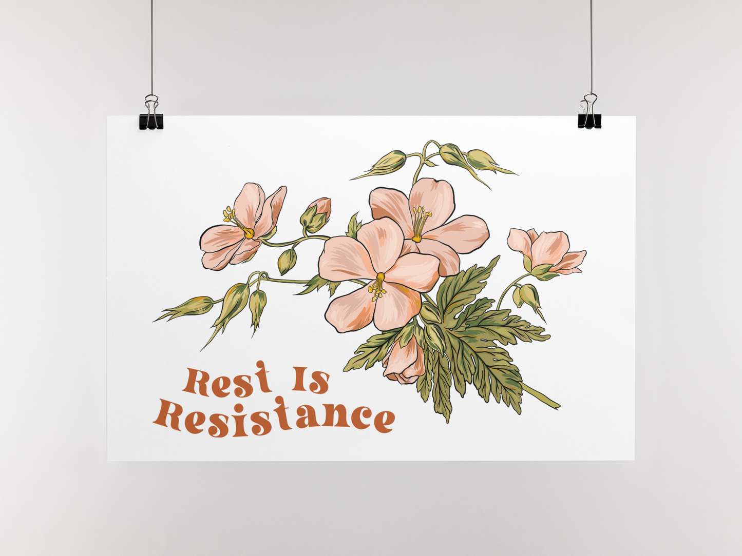 Rest Is Resistance: Feminist Print
