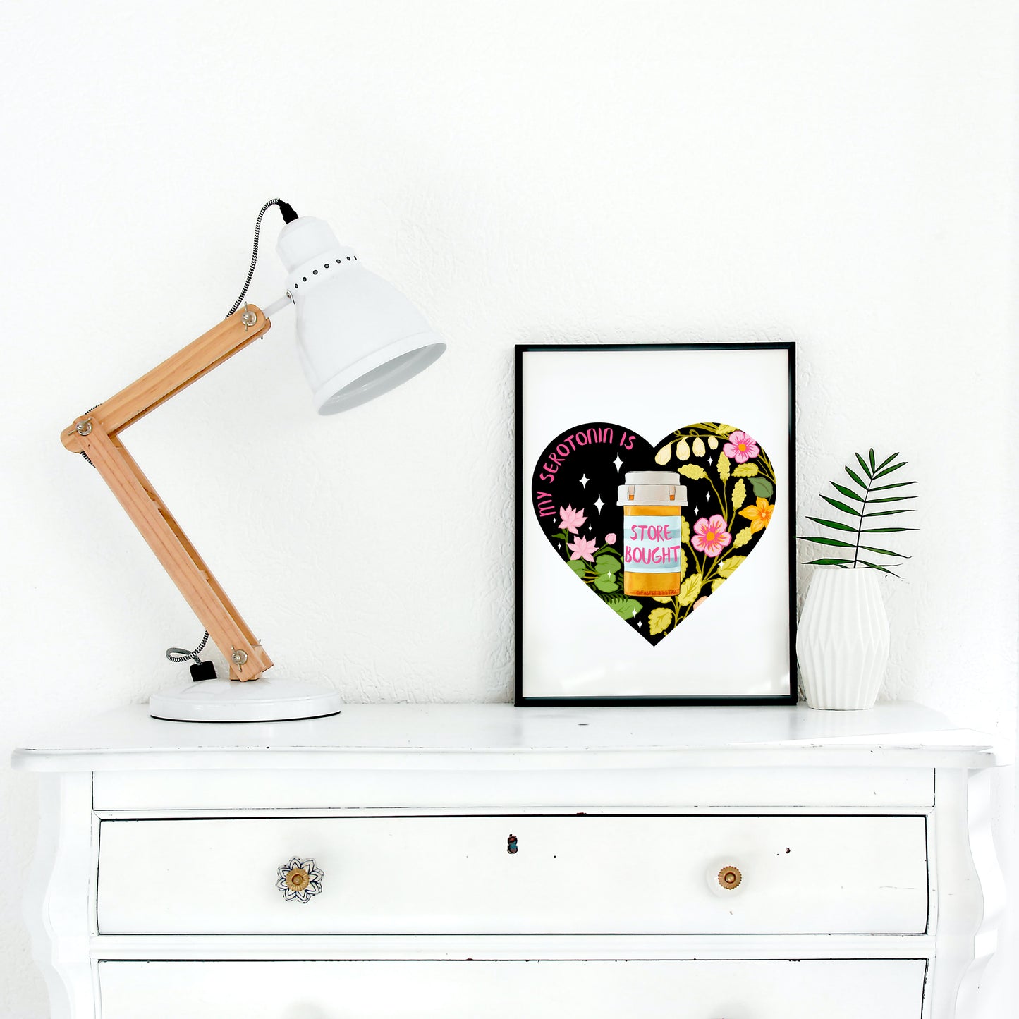 My Serotonin Is Store Bought: Mental Health Print