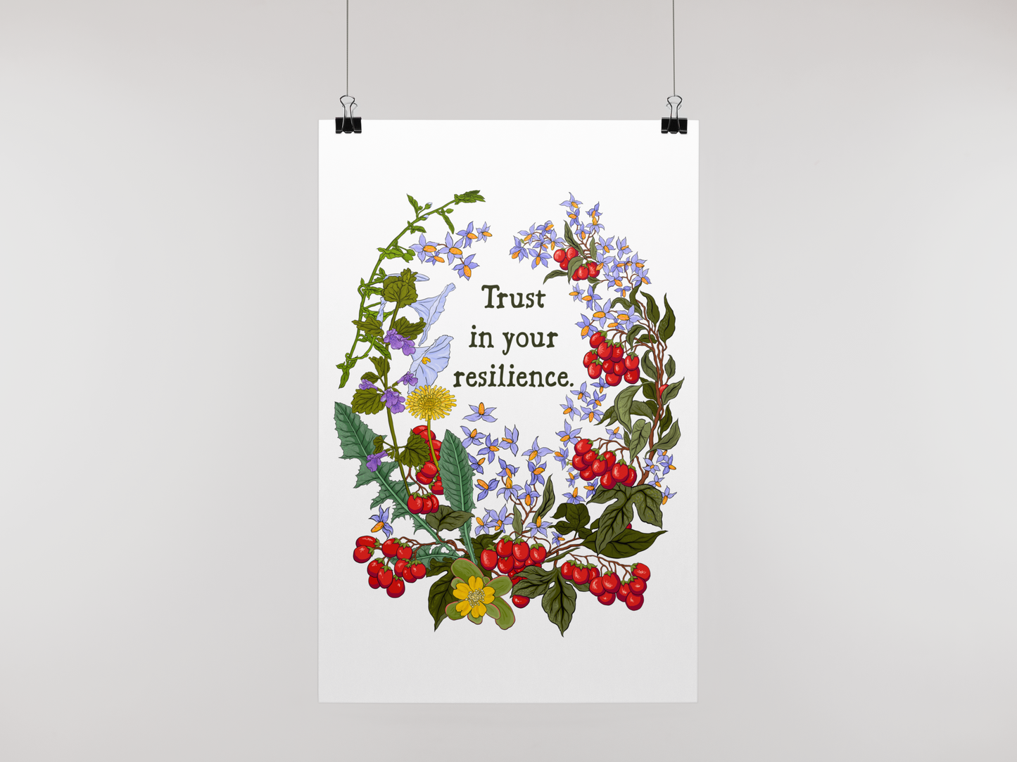 Trust In Your Resilience: Self Care Print