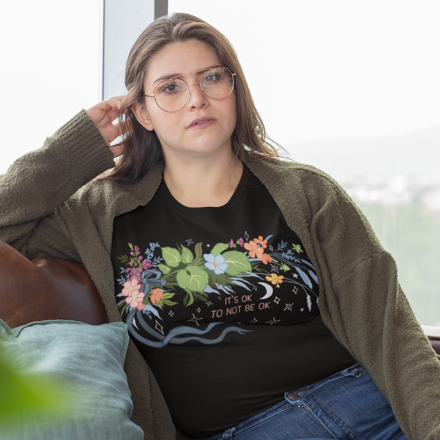 It's Ok To Not Be Ok: Unisex Adult Shirt