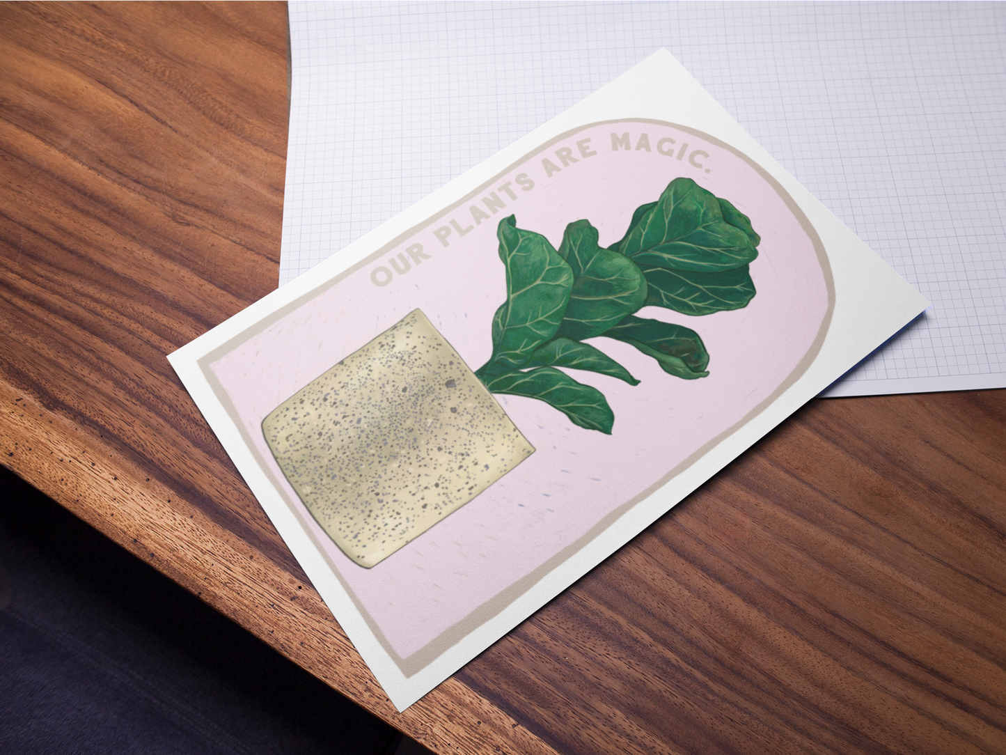 Our Plants Are Magic: Houseplant Print