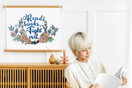 Read Books Fight Evil: Bibliophile Print