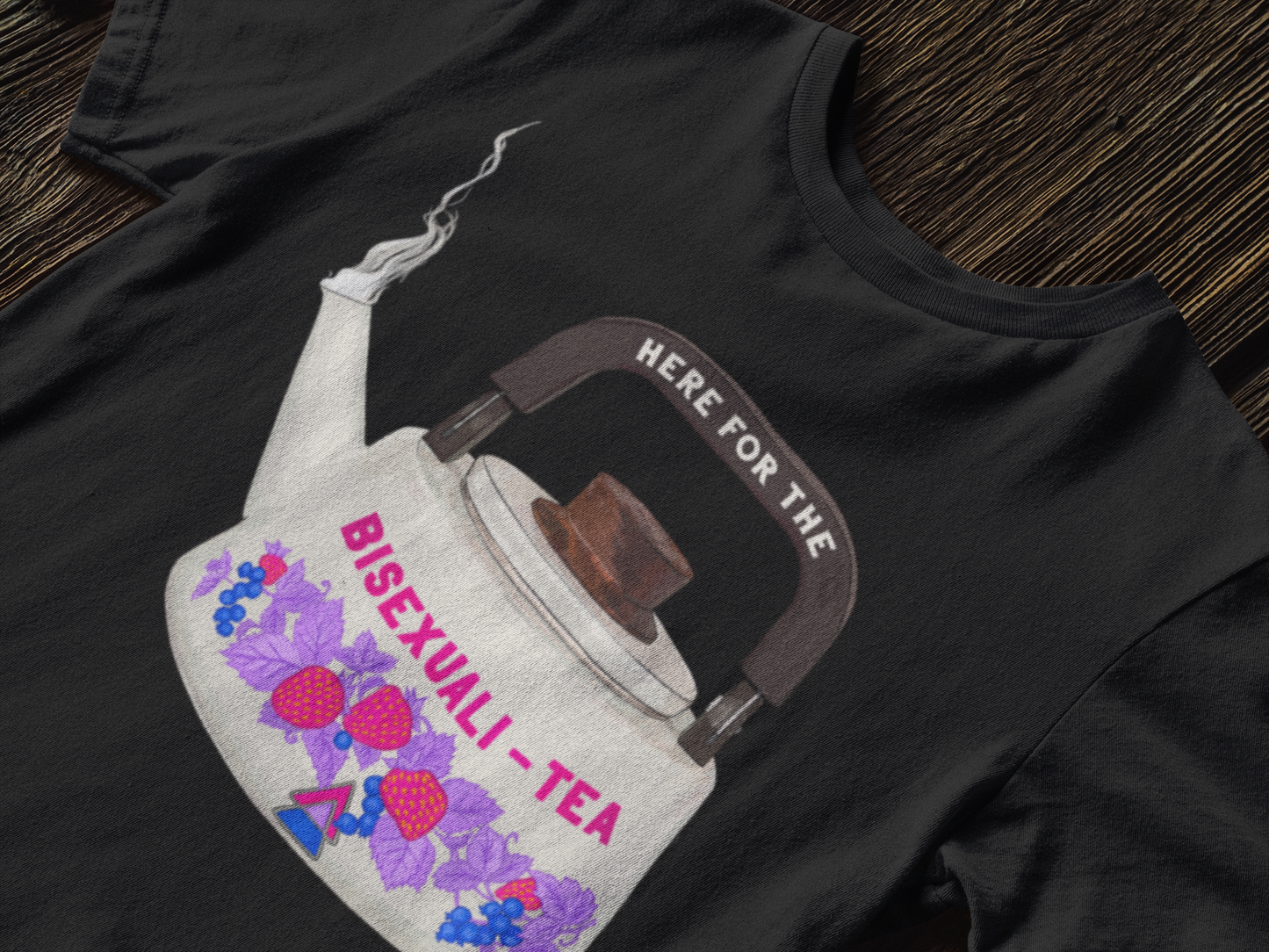 Here For The Bisexualitea: Bi Pride Shirt