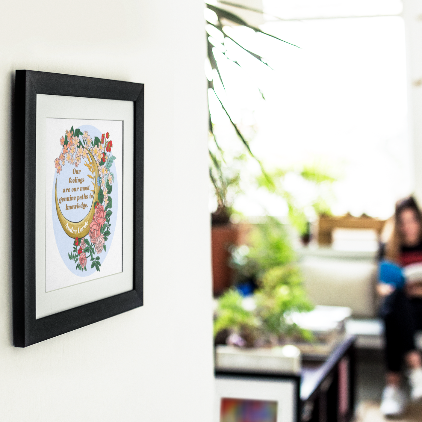 Our Feelings Are Our Most Genuine Paths To Knowledge, Audre Lorde: Feminist Print