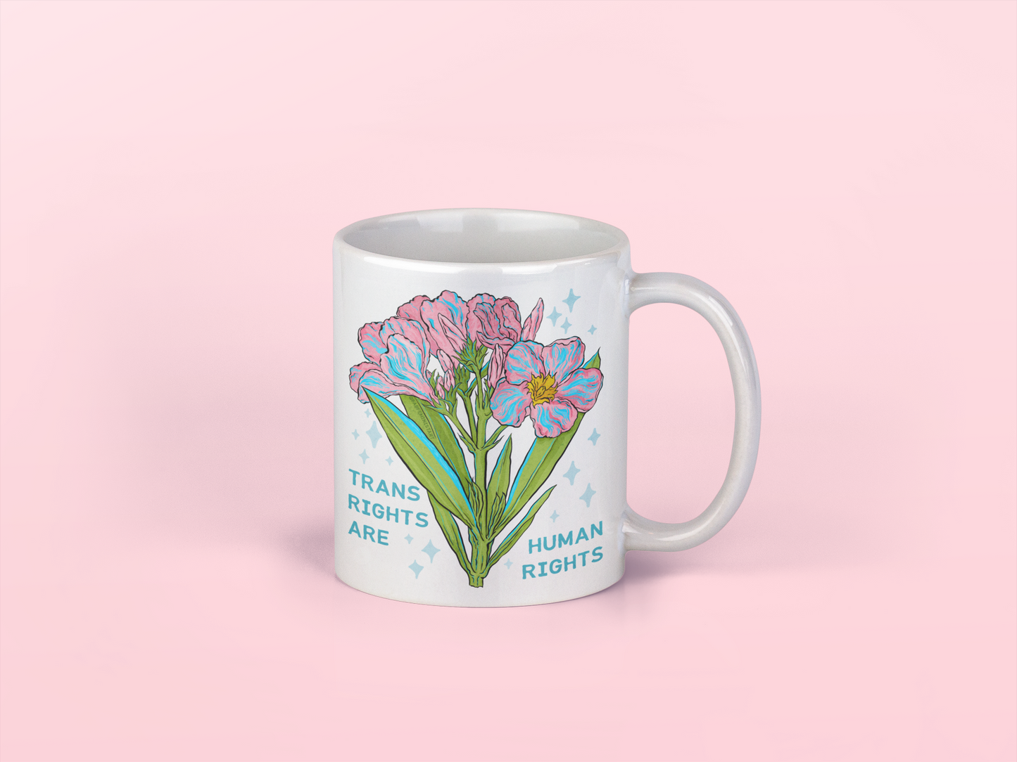 Trans Rights Are Human Rights: LGBTQ Pride Mug