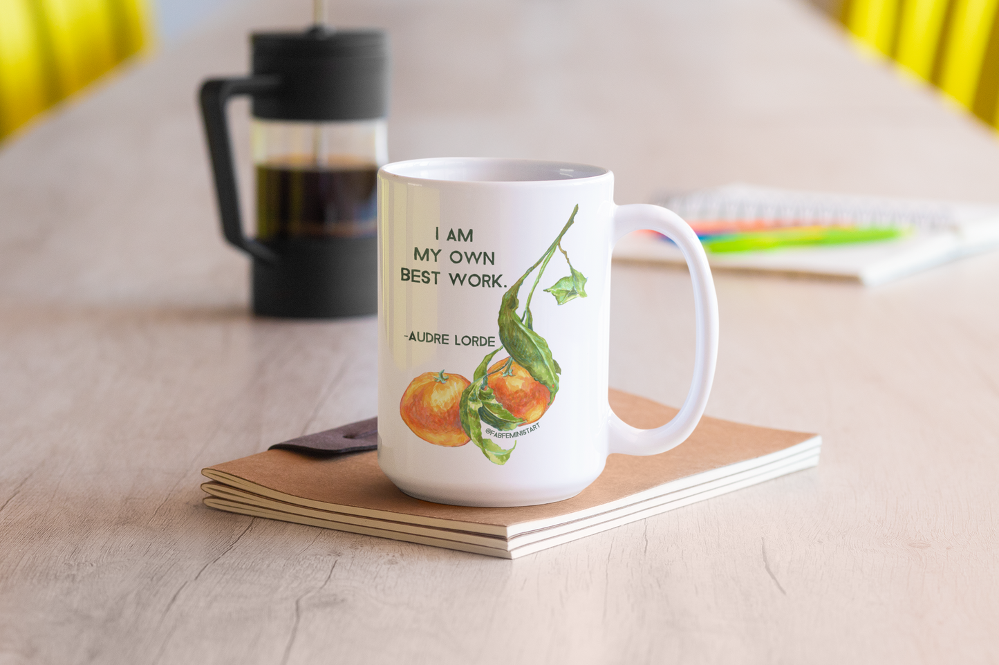 I Am My Own Best Work, Audre Lorde: Feminist Mug