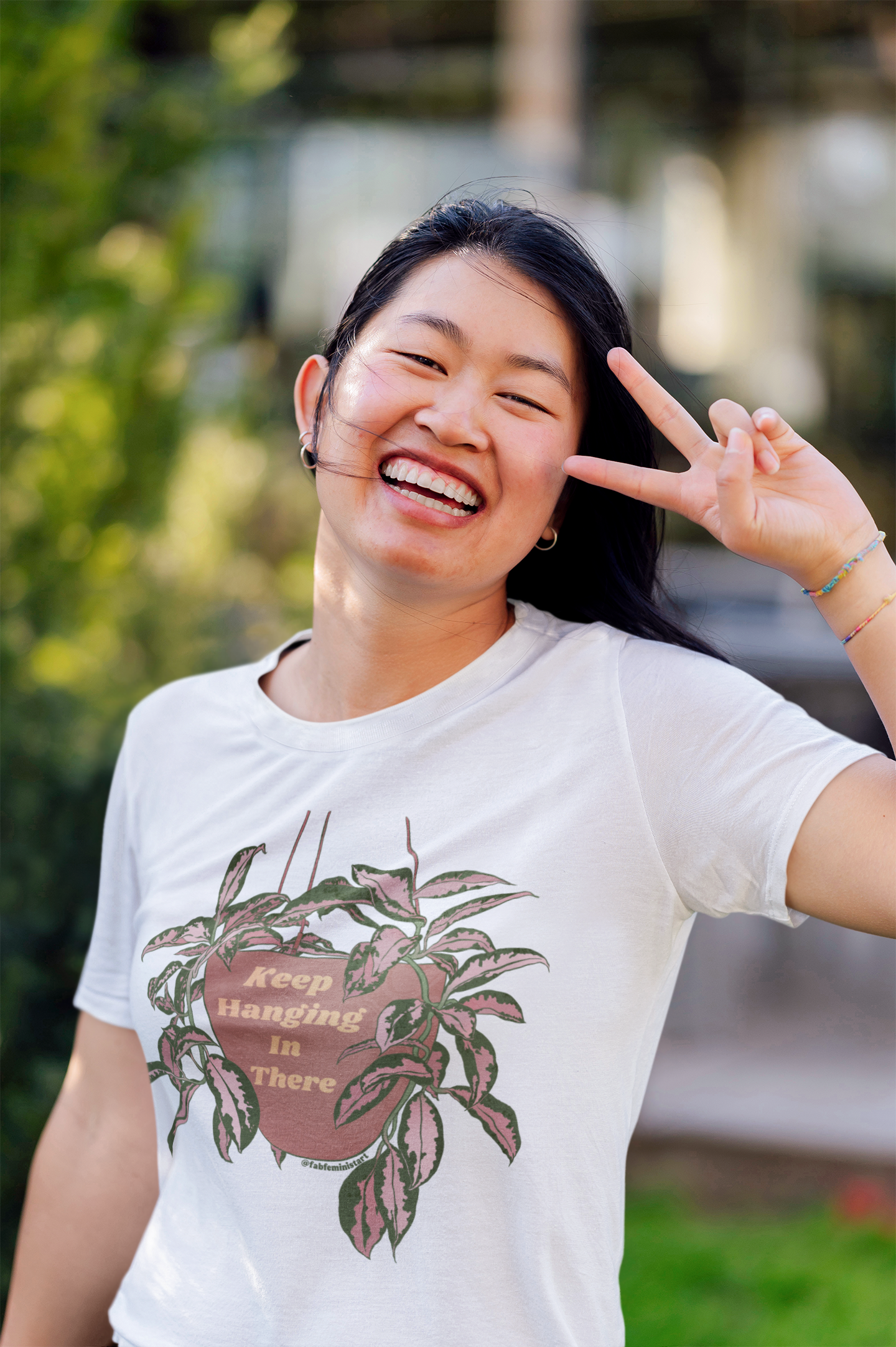 Keep Hanging In There: Plant Lady Shirt