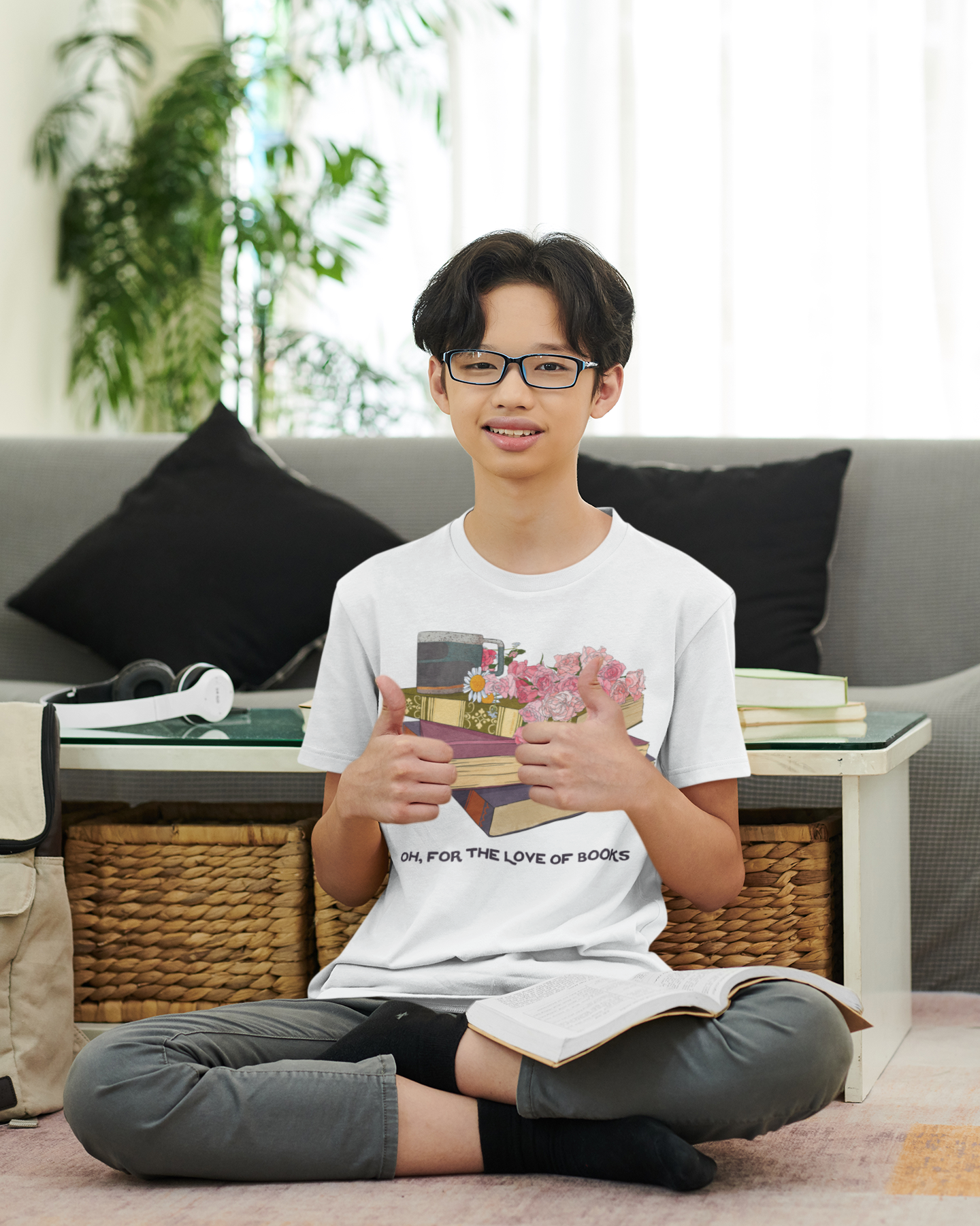 Oh For The Love Of Books: Bibliophile Shirt