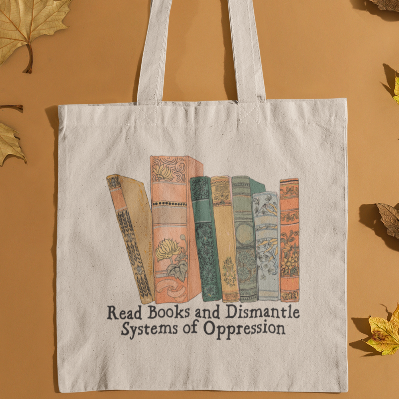 Read Books And Dismantle Systems Of Oppression: Small Tote Bag