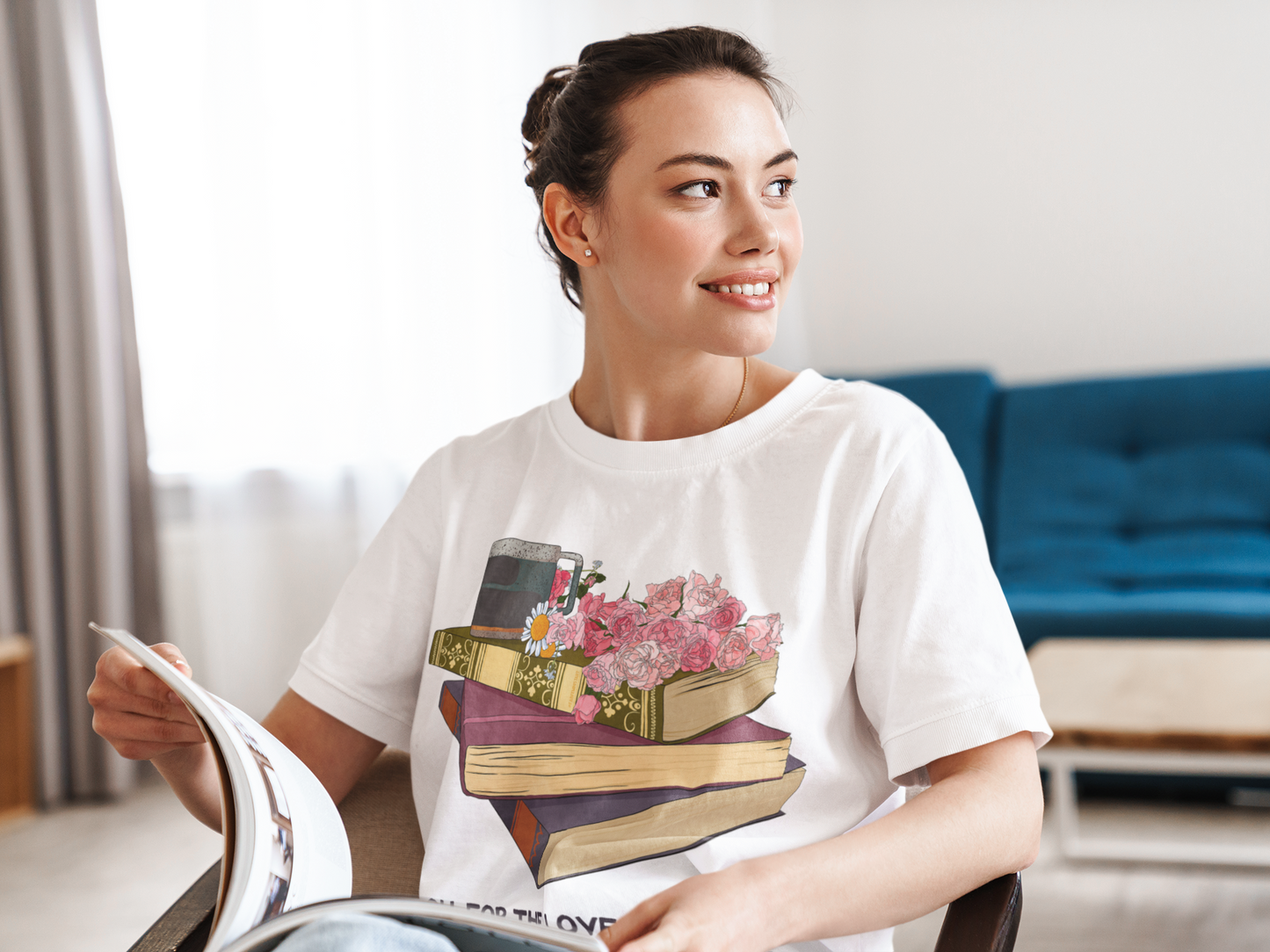 Oh For The Love Of Books: Bibliophile Shirt