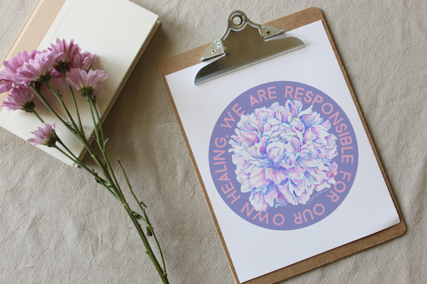 We Are Responsible For Our Own Healing: Self Care Print