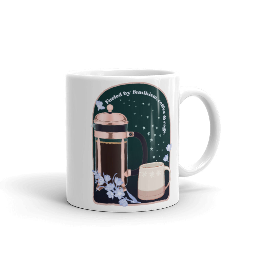 Fueled By Feminism, Coffee and Rage: Feminist Mug