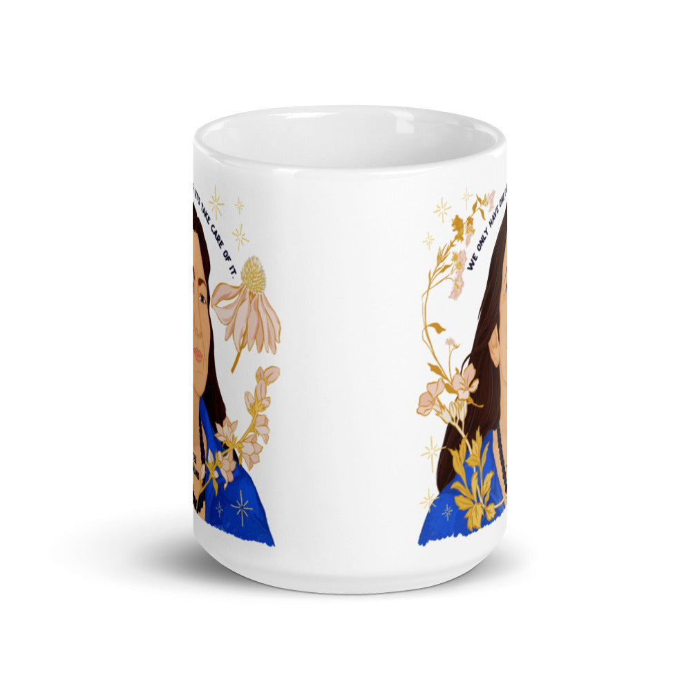 "We Only Have One Earth Let's Take Care Of It", Deb Haaland: Feminist Mug