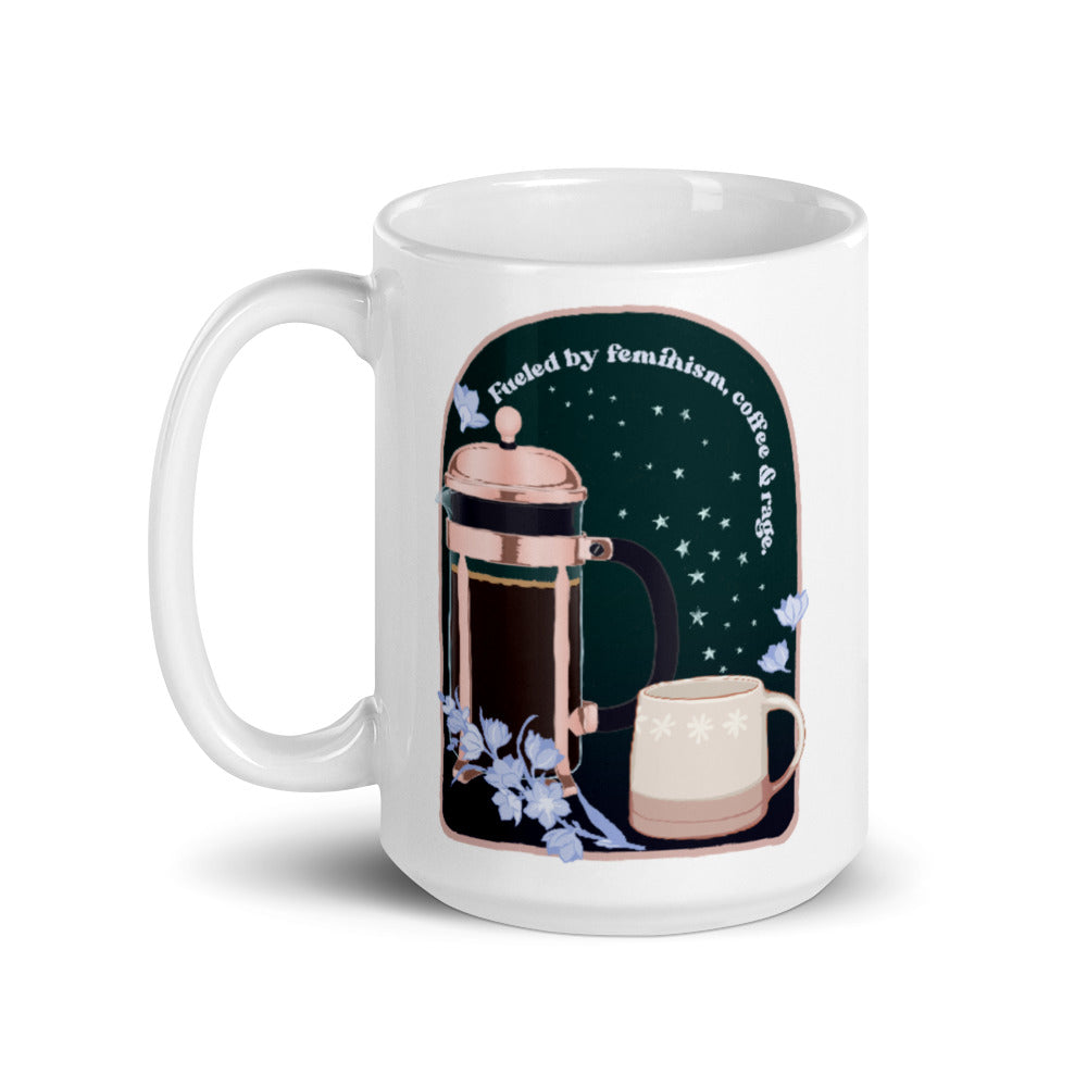 Fueled By Feminism, Coffee and Rage: Feminist Mug