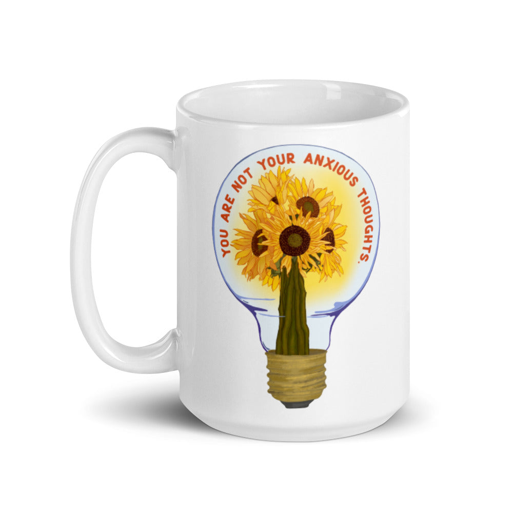 You Are Not Your Anxious Thoughts: Mental Health Mug