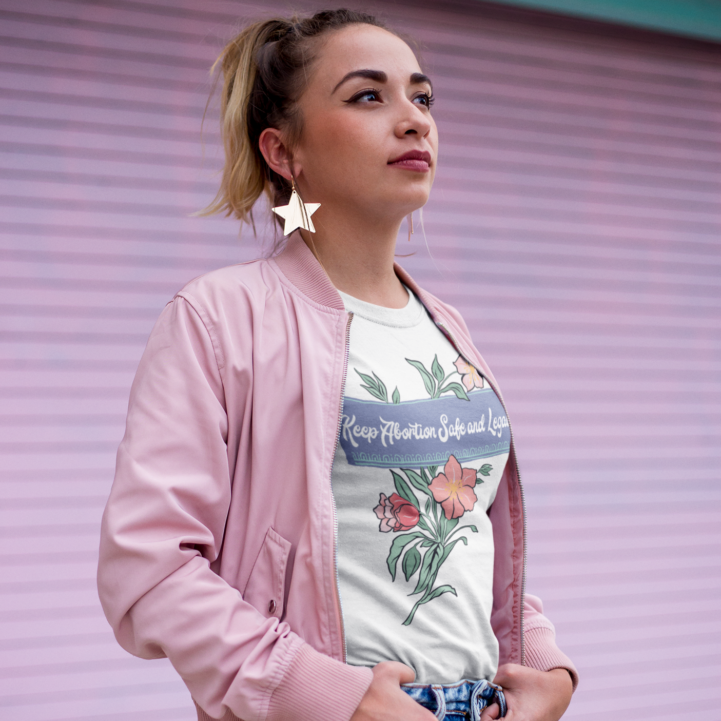 Keep Abortion Safe And Legal: Unisex Adult Shirt