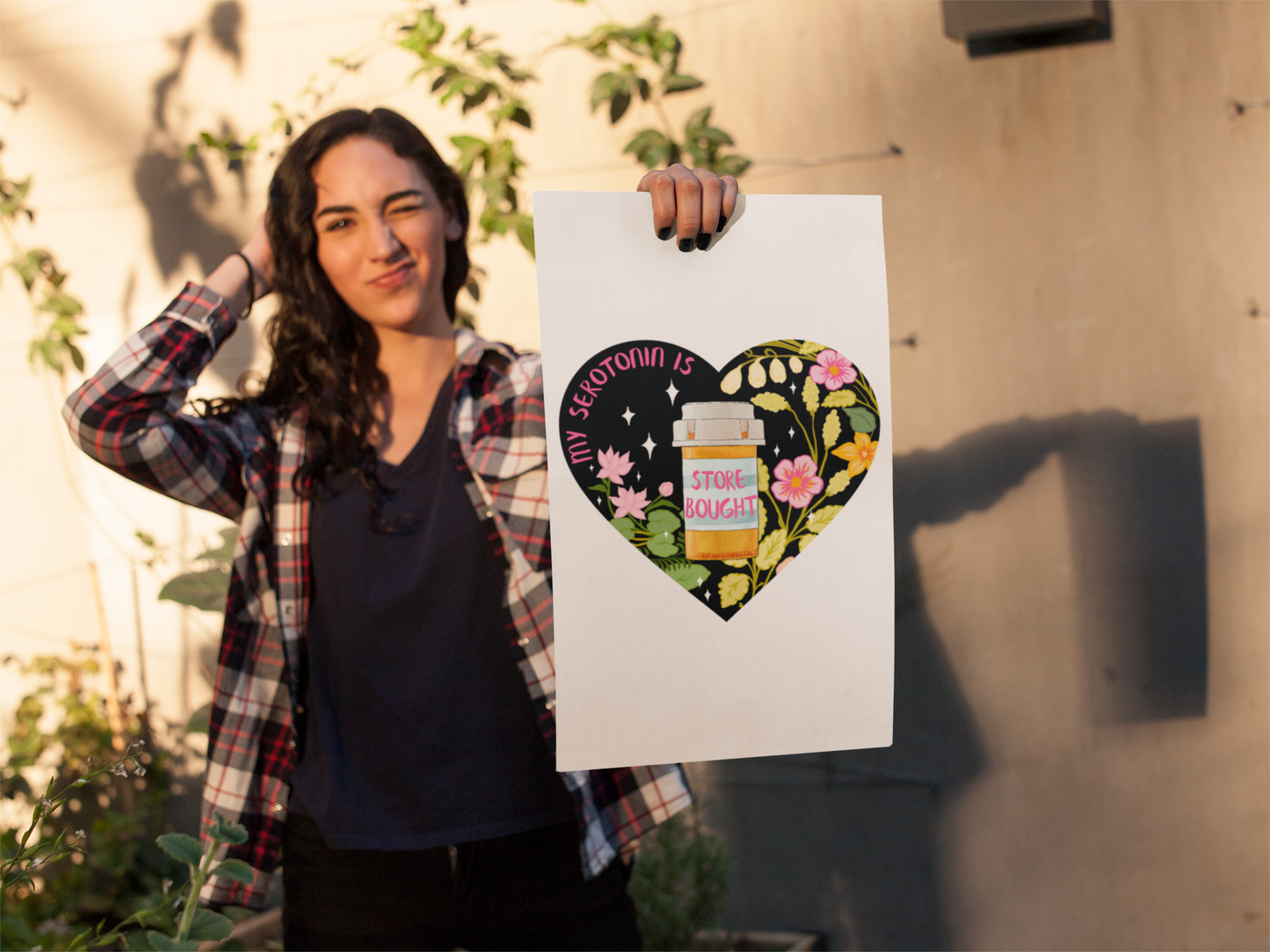 My Serotonin Is Store Bought: Mental Health Print