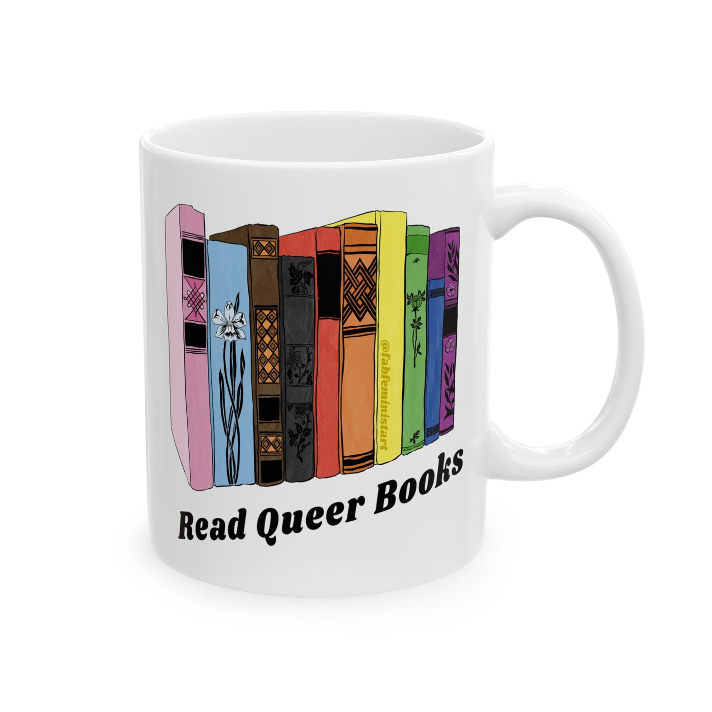 Read Queer Books: LGBTQ Pride Mug