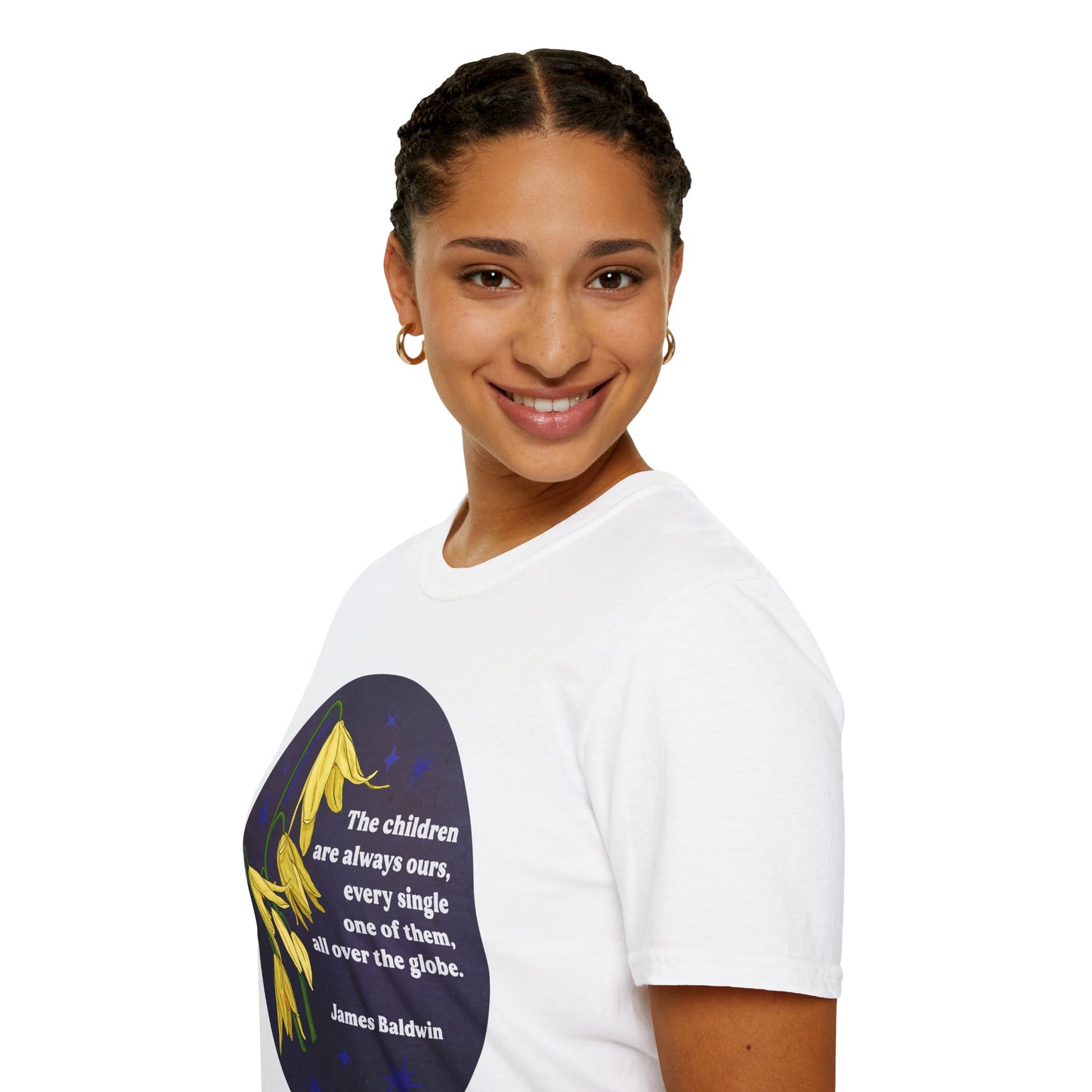 The children are always ours, every single one of them, all over the globe, James Baldwin: Feminist Shirt