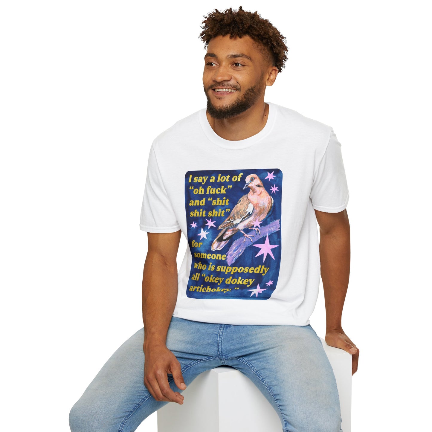 I say a lot of "oh fuck" and "shit shit shit" for someone who is supposedly all "okey dokey artichokey": feminist shirt