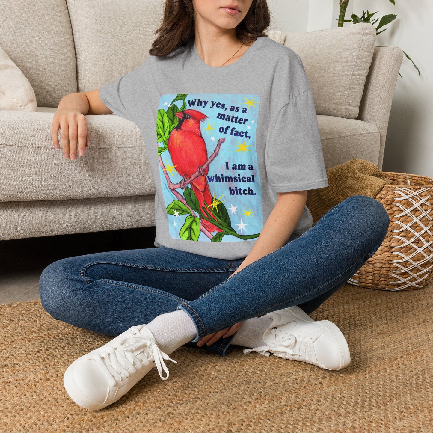 Why yes, as a matter of fact, I am a whimsical bitch: feminist shirt