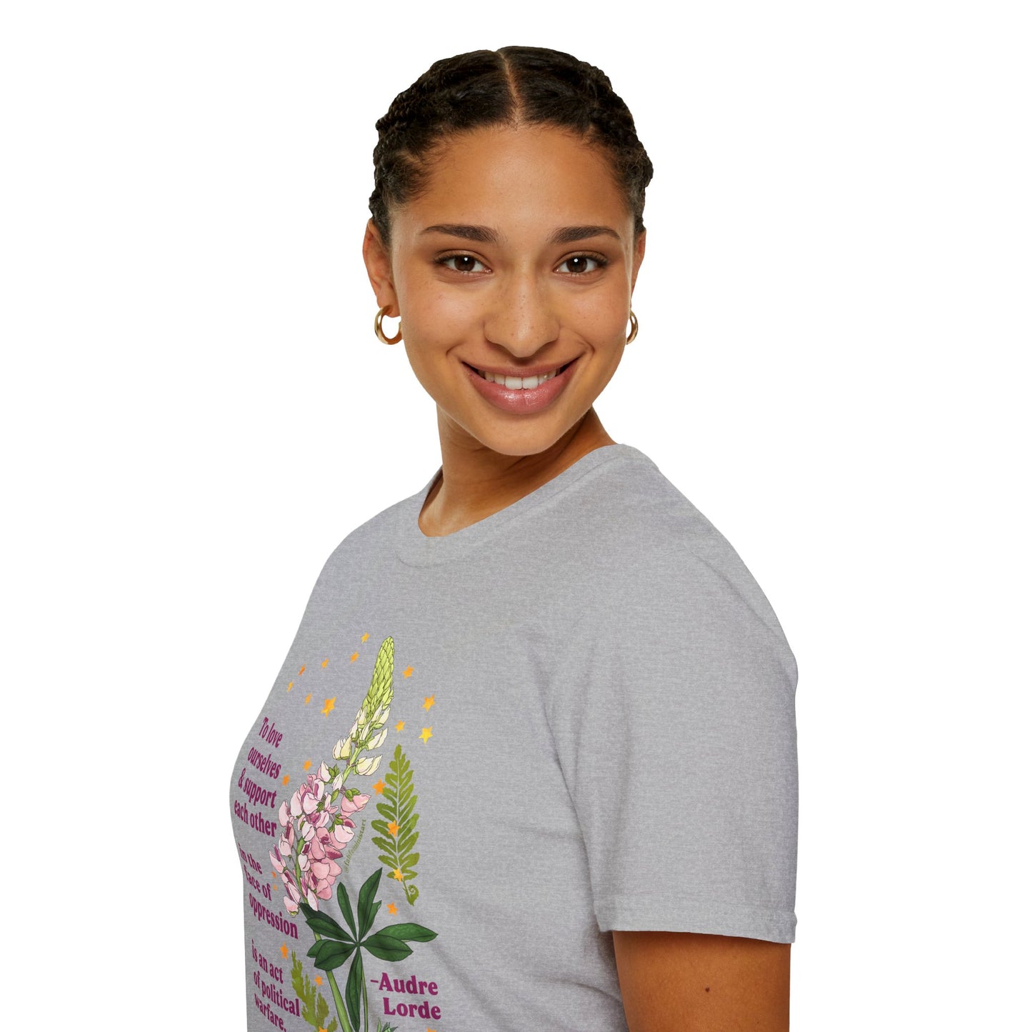 To love ourselves and support each other in the face of oppression is an act of political warfare, Audre Lorde: feminist shirt