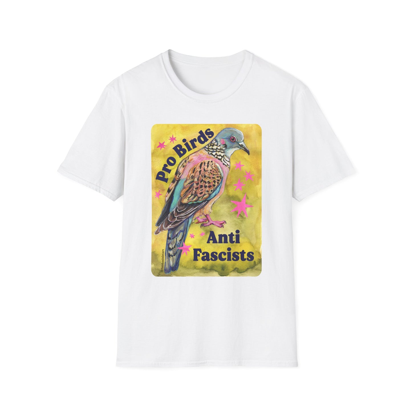 Pro Birds Anti-Fascists : Feminist Shirt