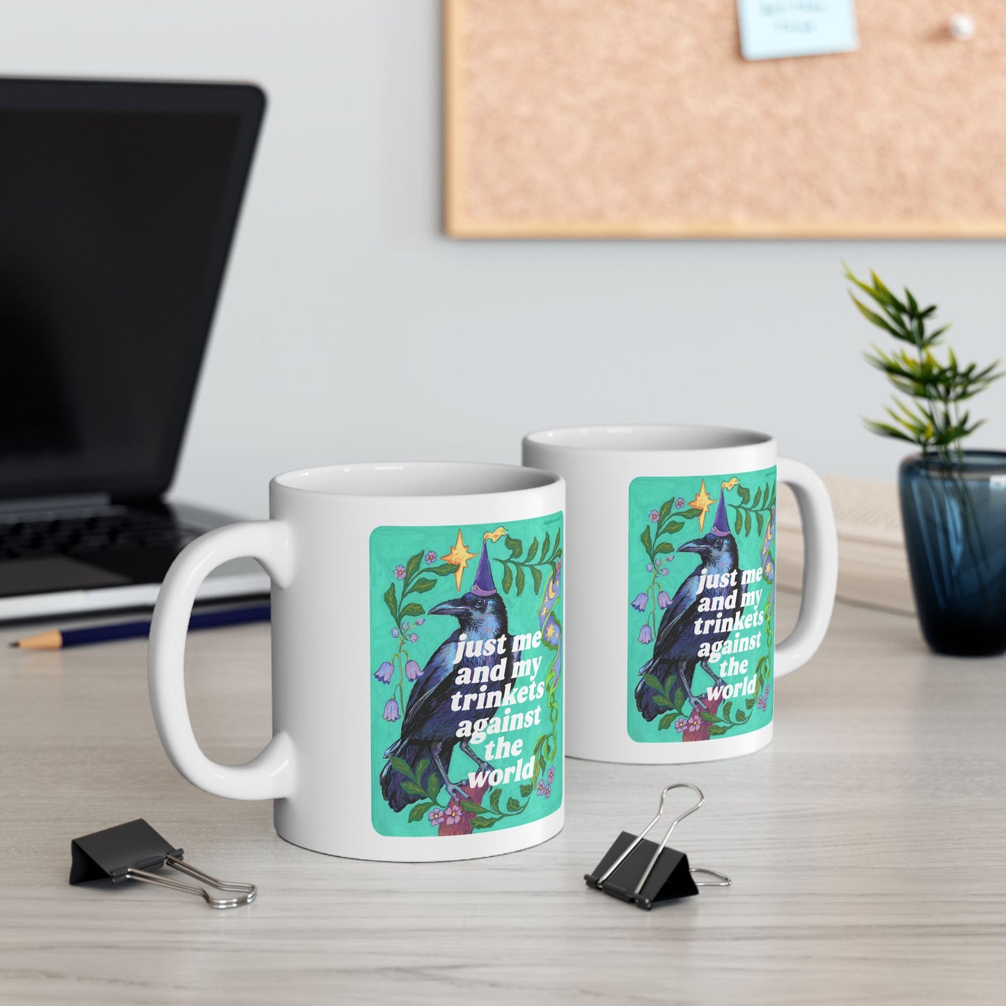 just me and my trinkets against the world: feminist mug