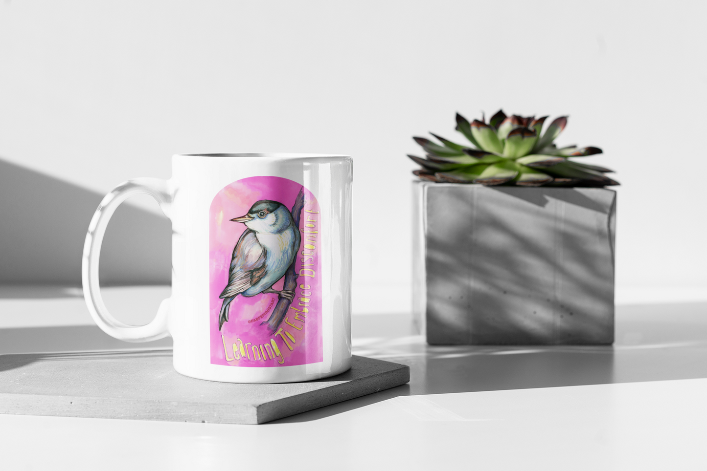 Learning To Embrace Discomfort: Feminist Mug