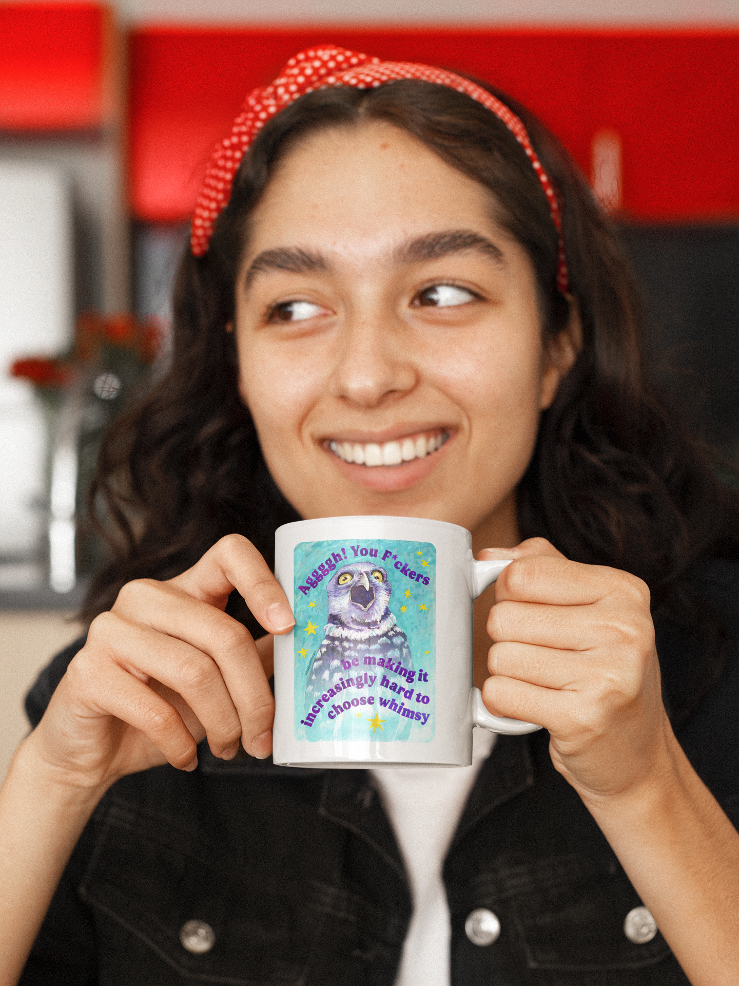 Aggggh! You F*ckers be making it increasingly hard to choose whimsy: feminist mug