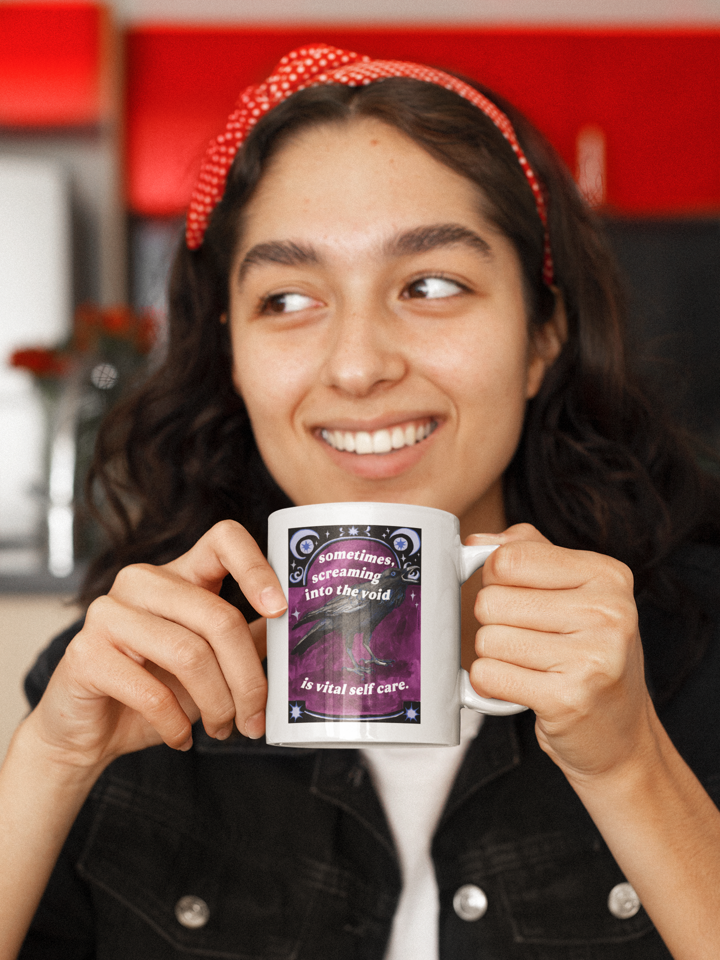 Sometimes Screaming Into The Void Is Vital Self Care: Feminist Mug