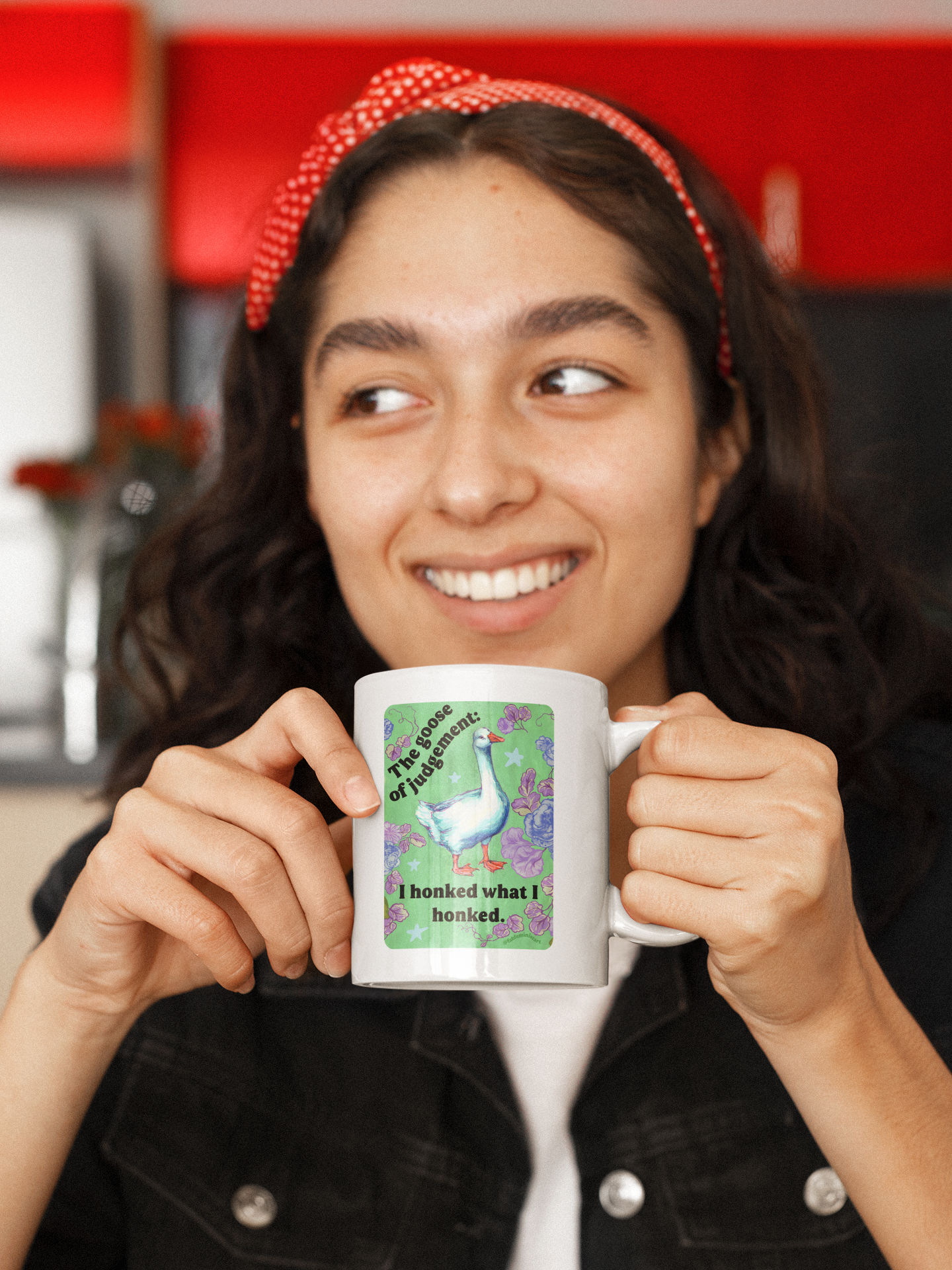 The goose of judgement I Honked What I Honked: feminist mug
