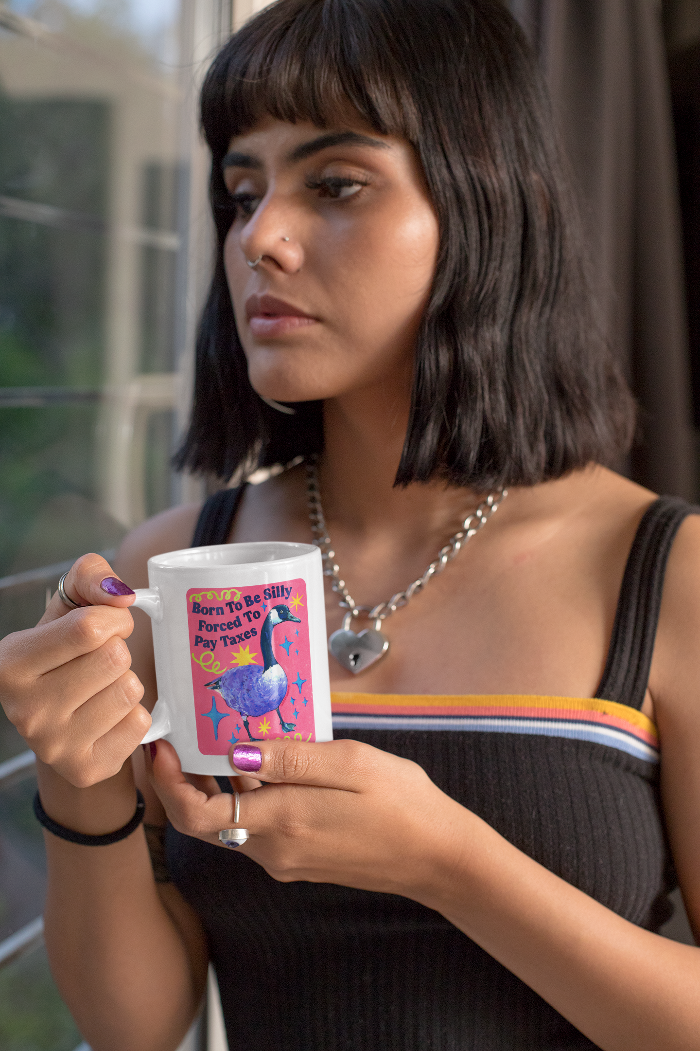 Born To Be Silly Forced To Pay Taxes: Feminist Mug