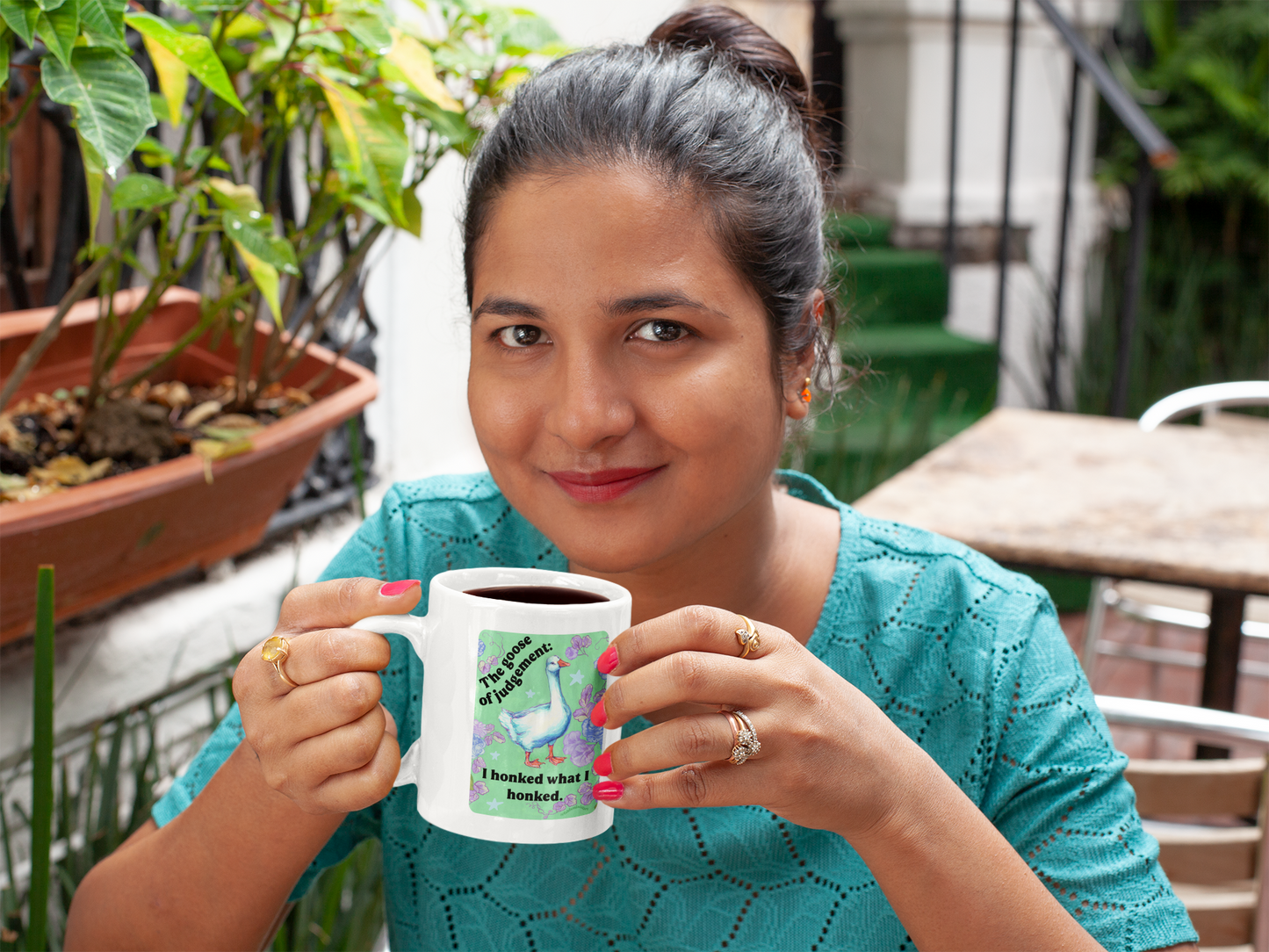 The goose of judgement I Honked What I Honked: feminist mug
