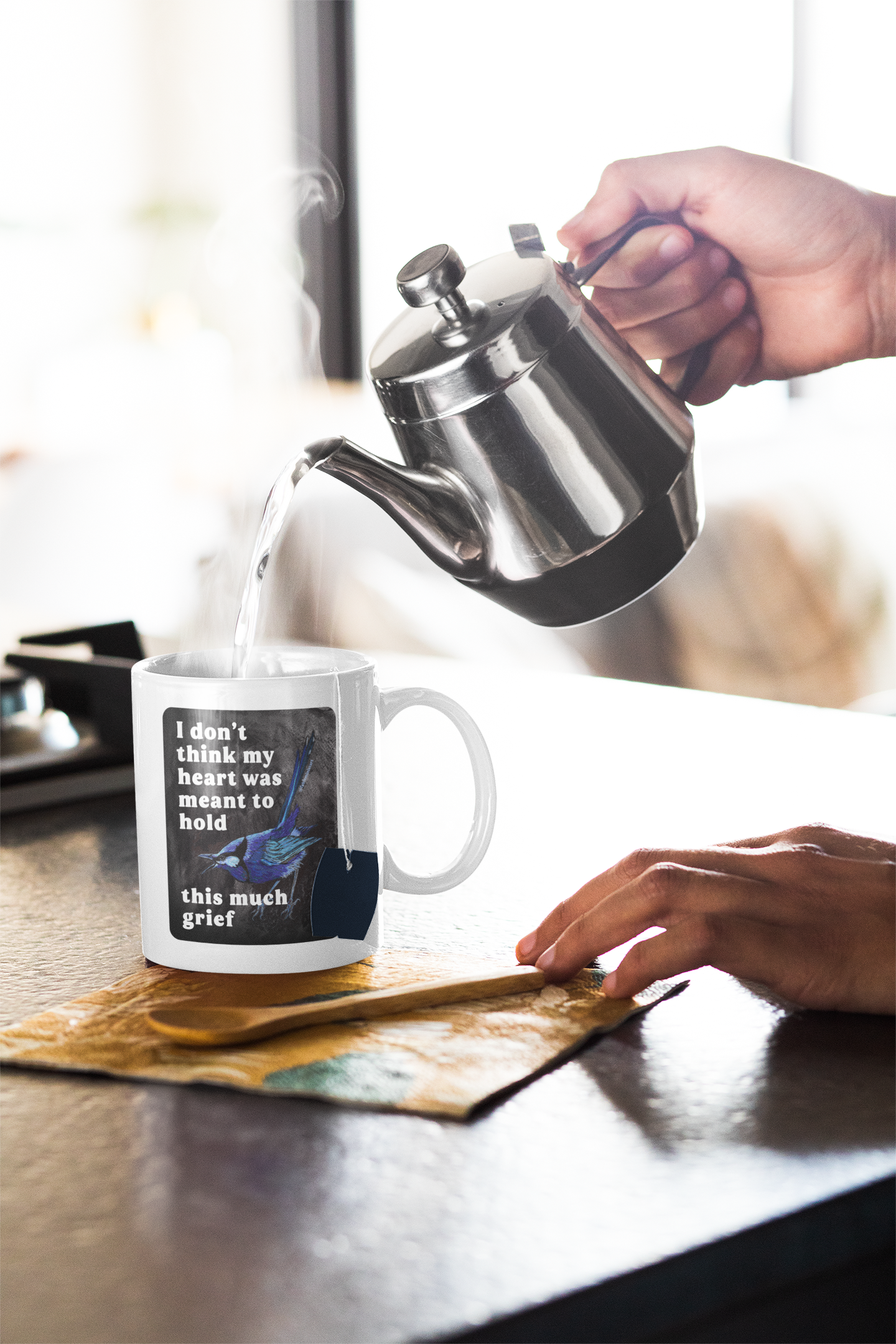 I don't think my heart was meant to hold this much grief: feminist mug