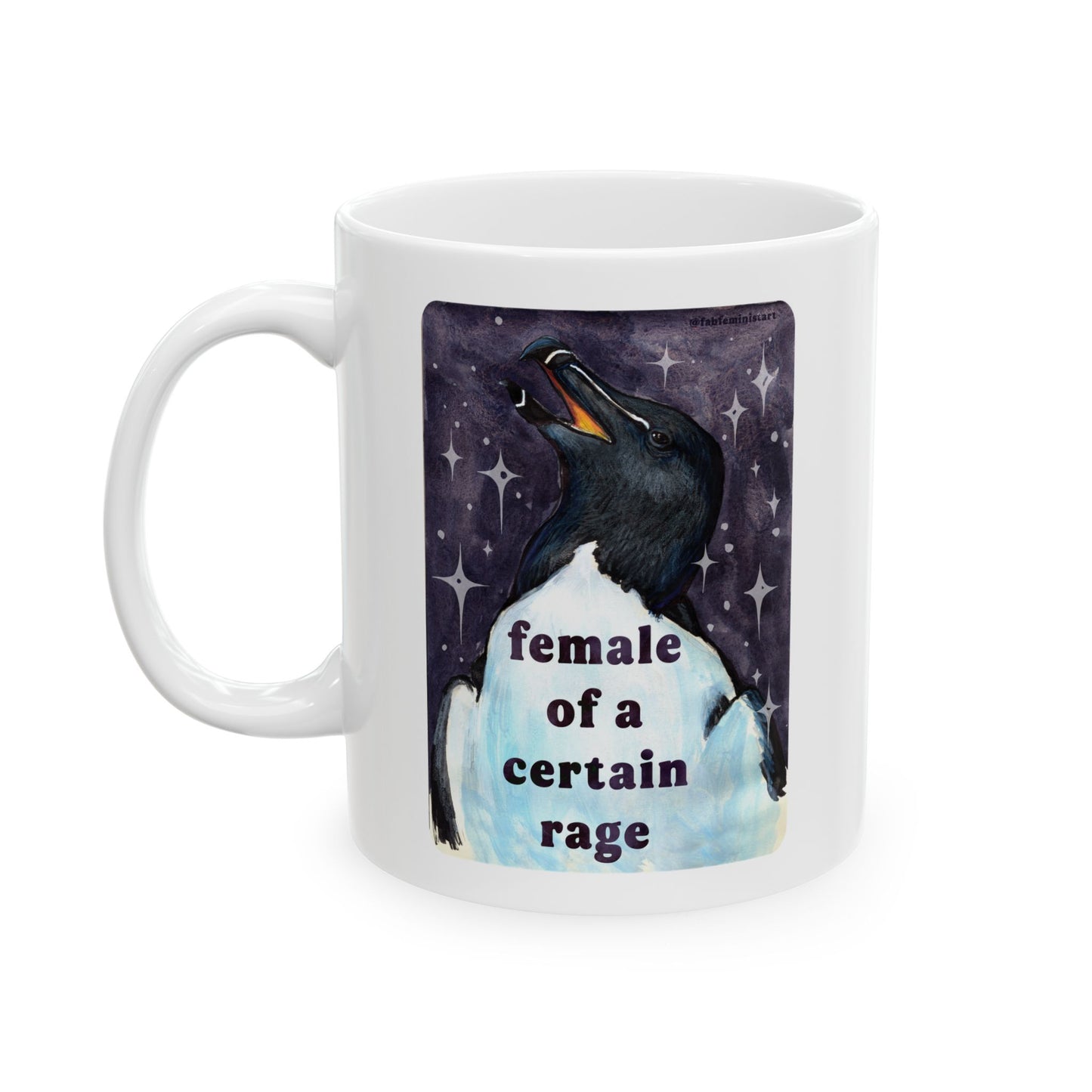 female of a certain rage: feminist mug