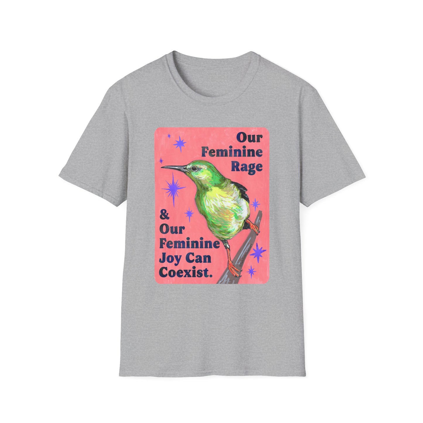 Our Feminine Rage & Our Feminine Joy Can Coexist: feminist shirt