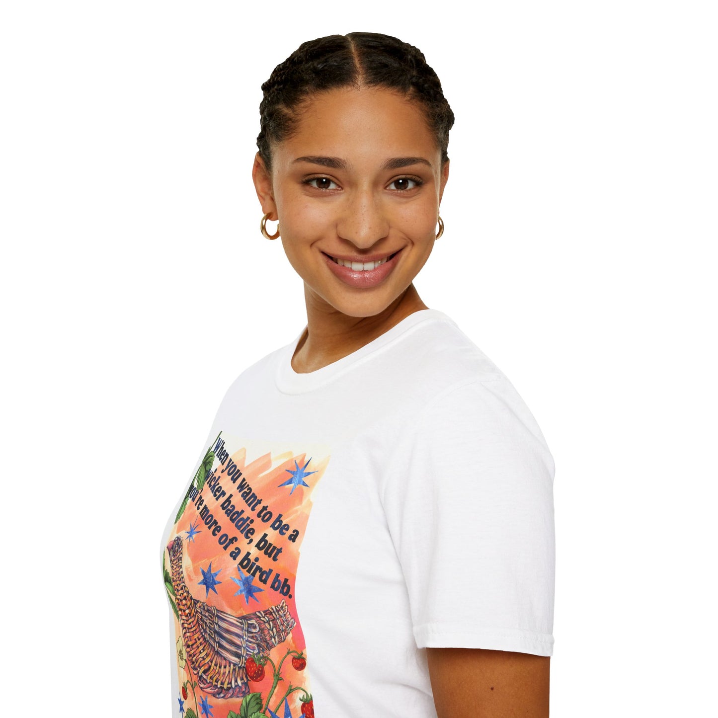 When you want to be a wicker baddie, but you’re more of a bird bb: feminist shirt