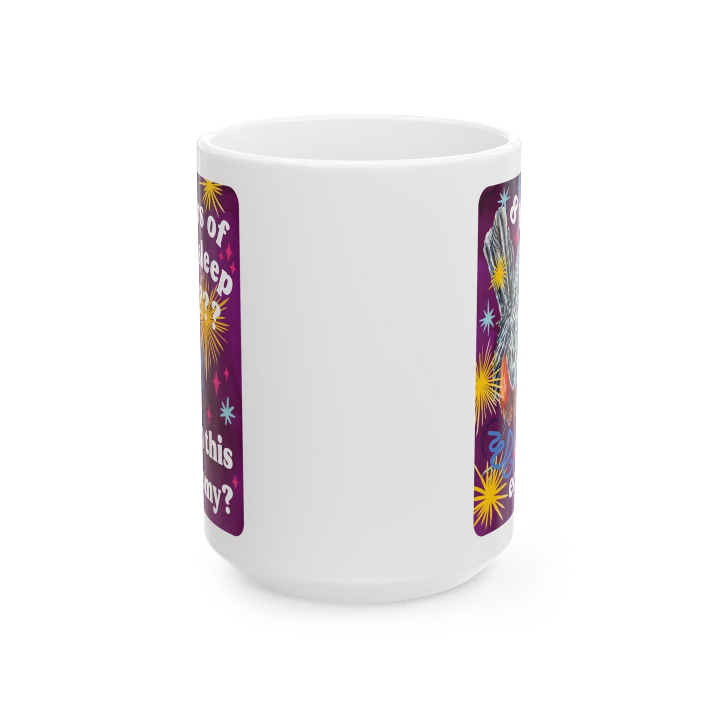 8 hours of sleep in this economy: feminist mug