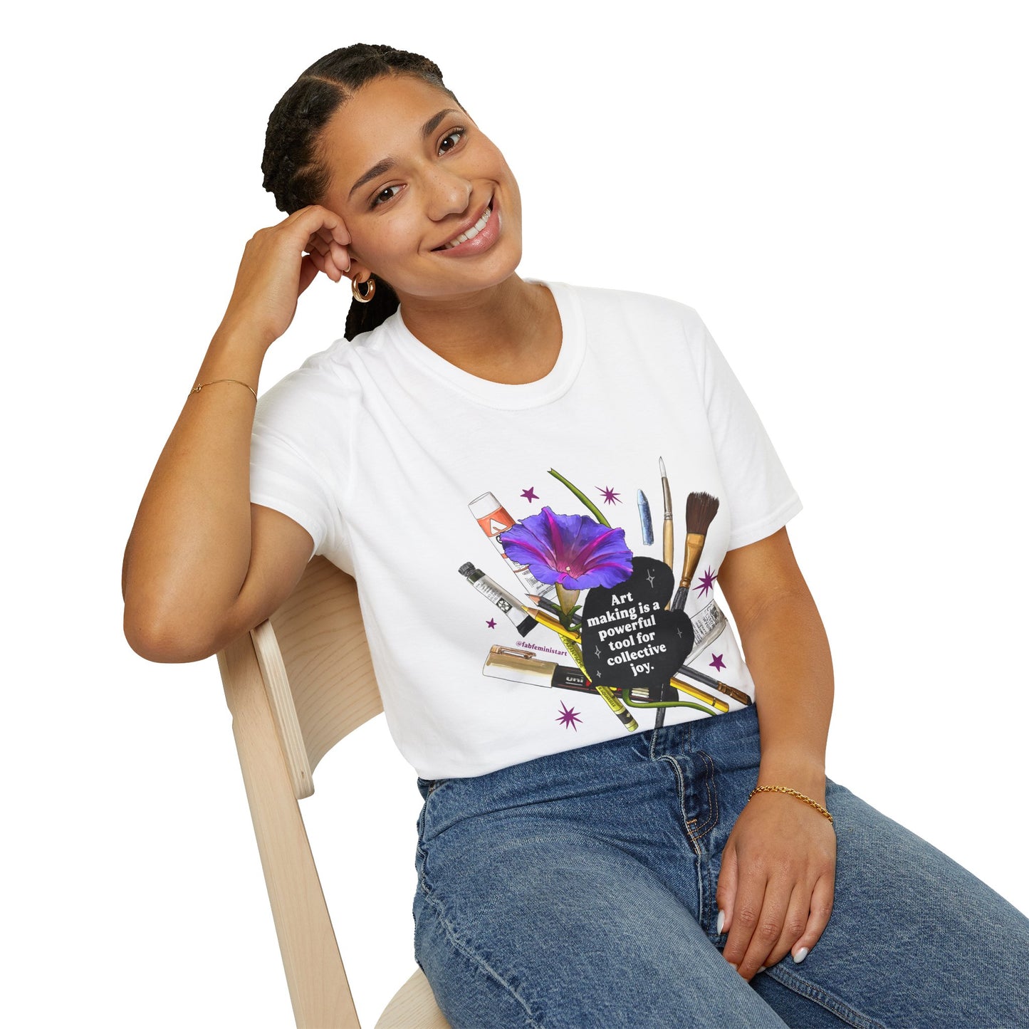 Art Making is a Powerful Tool for Collective Joy: Feminist Shirt