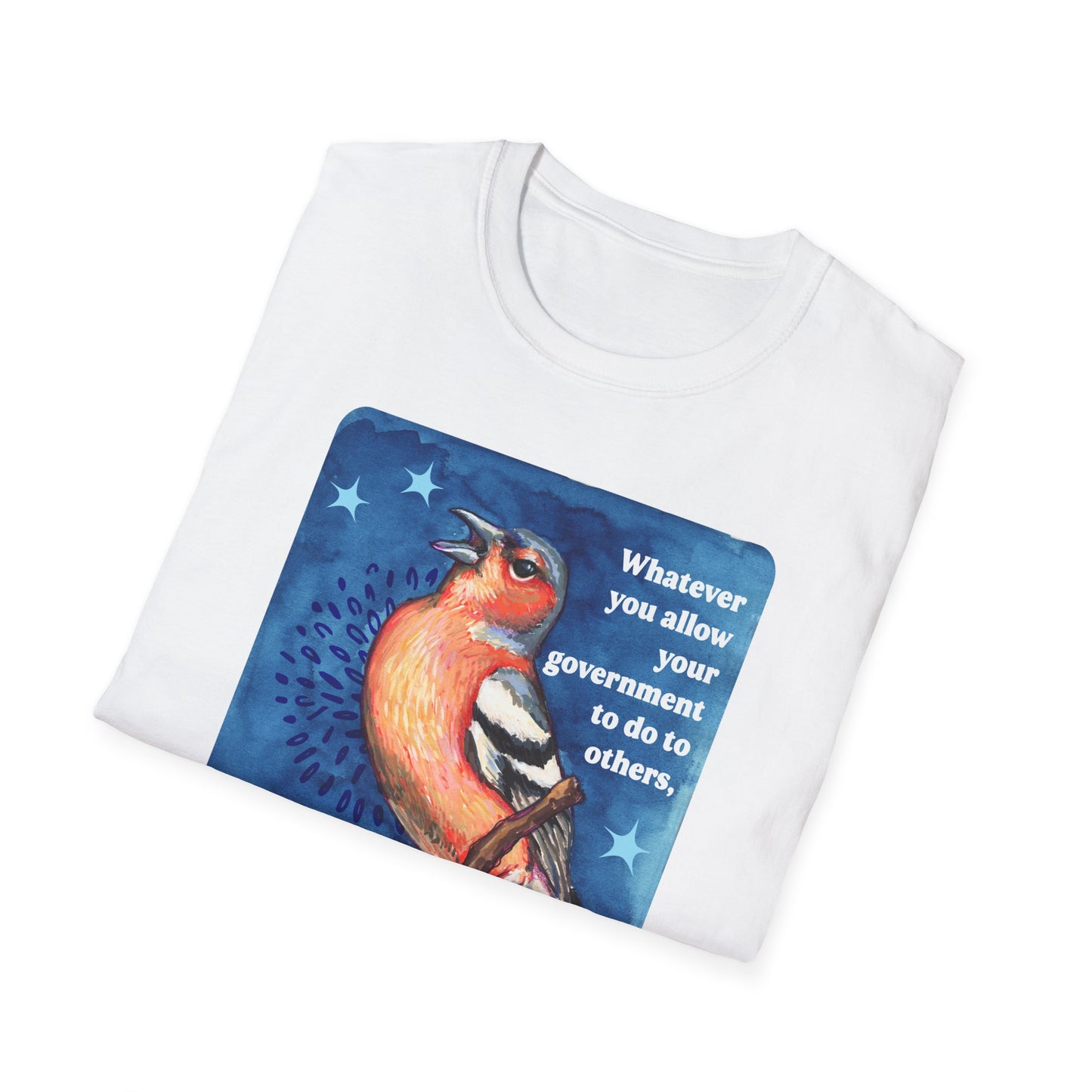 Whatever you allow your government to do to others, they will eventually do to you: feminist shirt