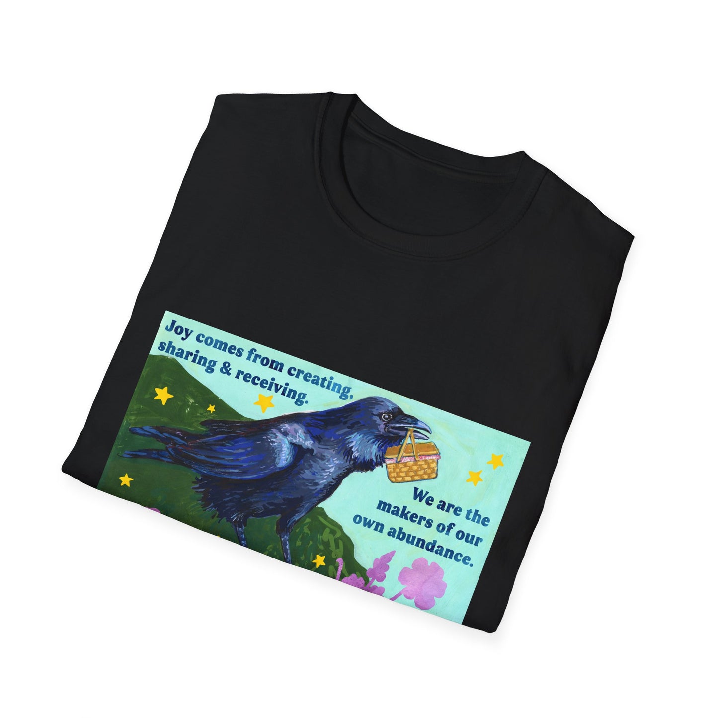 Joy comes from creating, sharing & receiving: feminist shirt