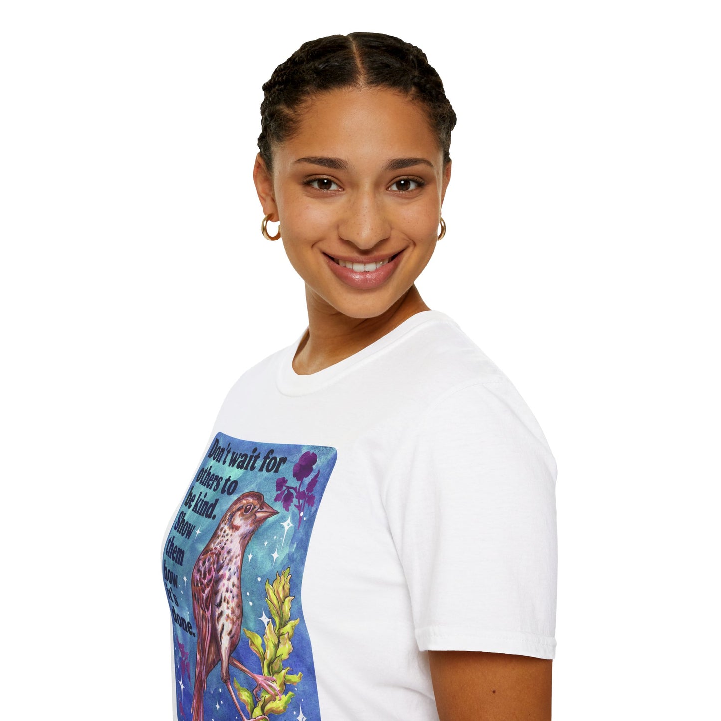Don’t wait for others to be kind. Show them how it’s done: feminist shirt