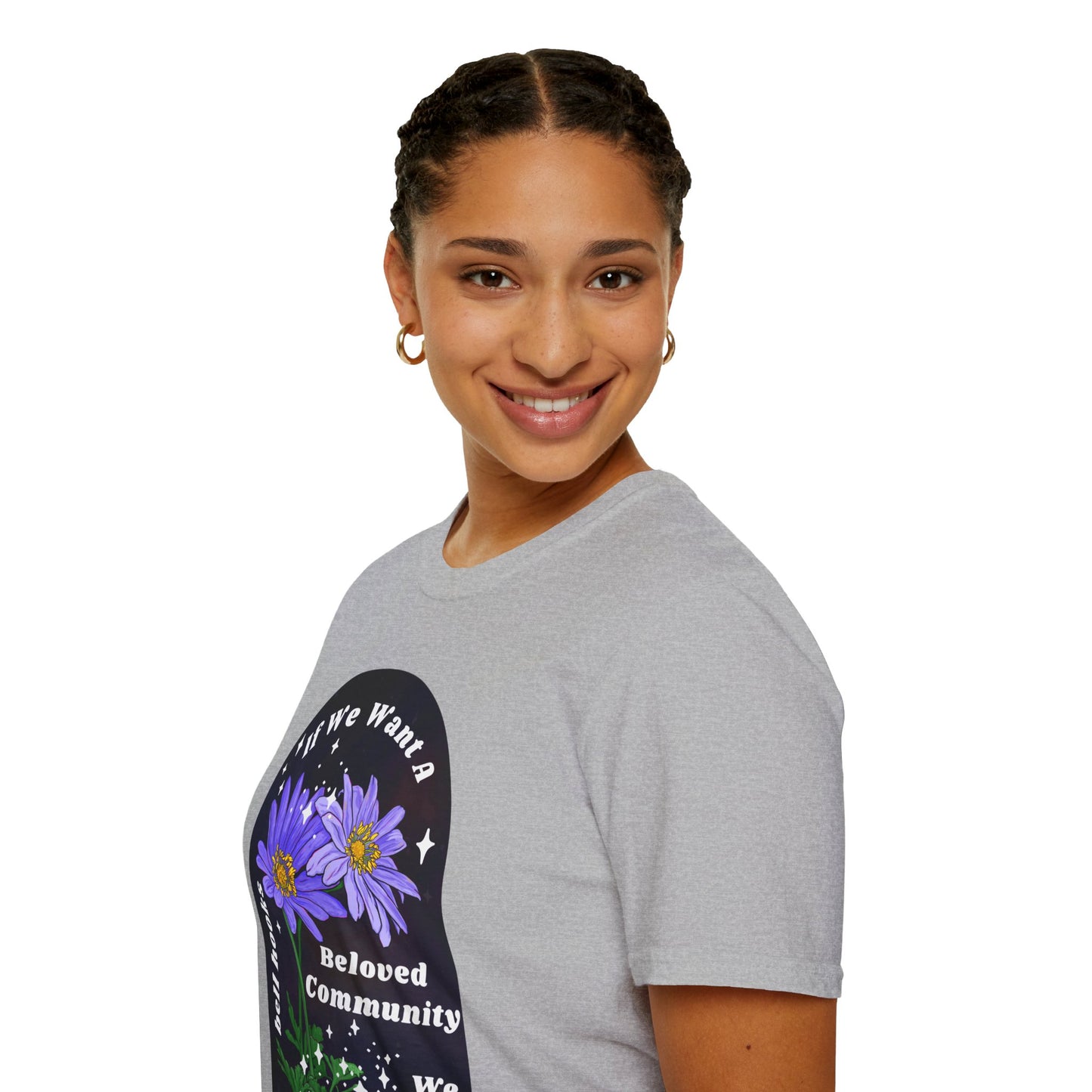 If we want a beloved community we must stand for justice, bell hooks: Feminist Shirt