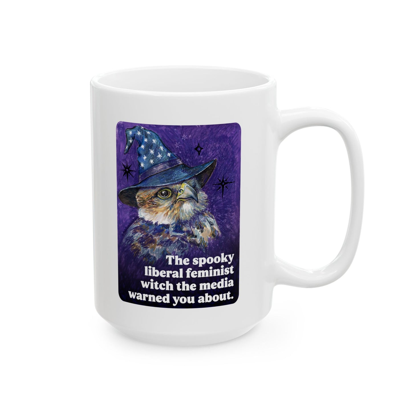 The spooky liberal feminist witch the media warned you about: feminist mug