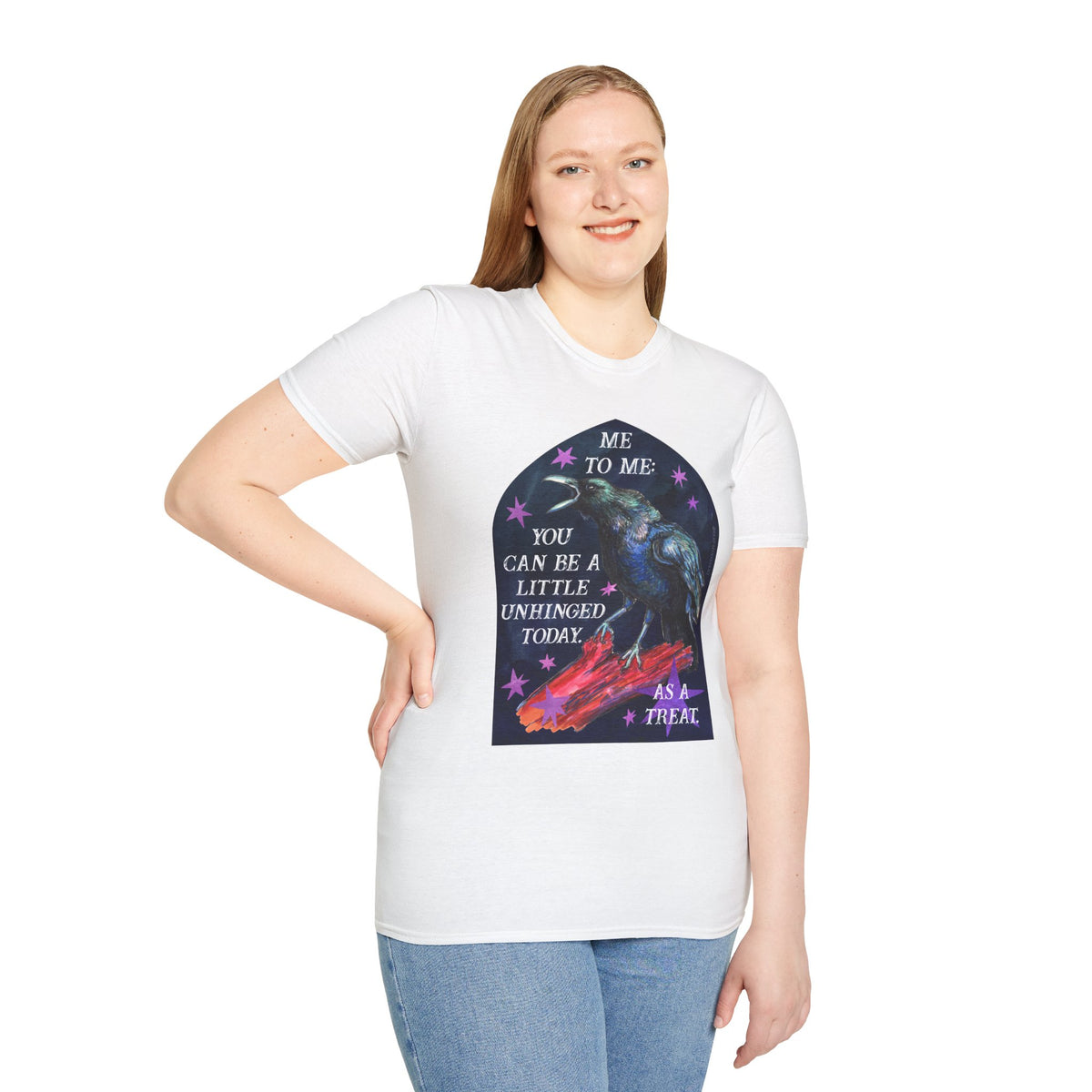 me to me: you can be a little unhinged today. as a treat: feminist shirt