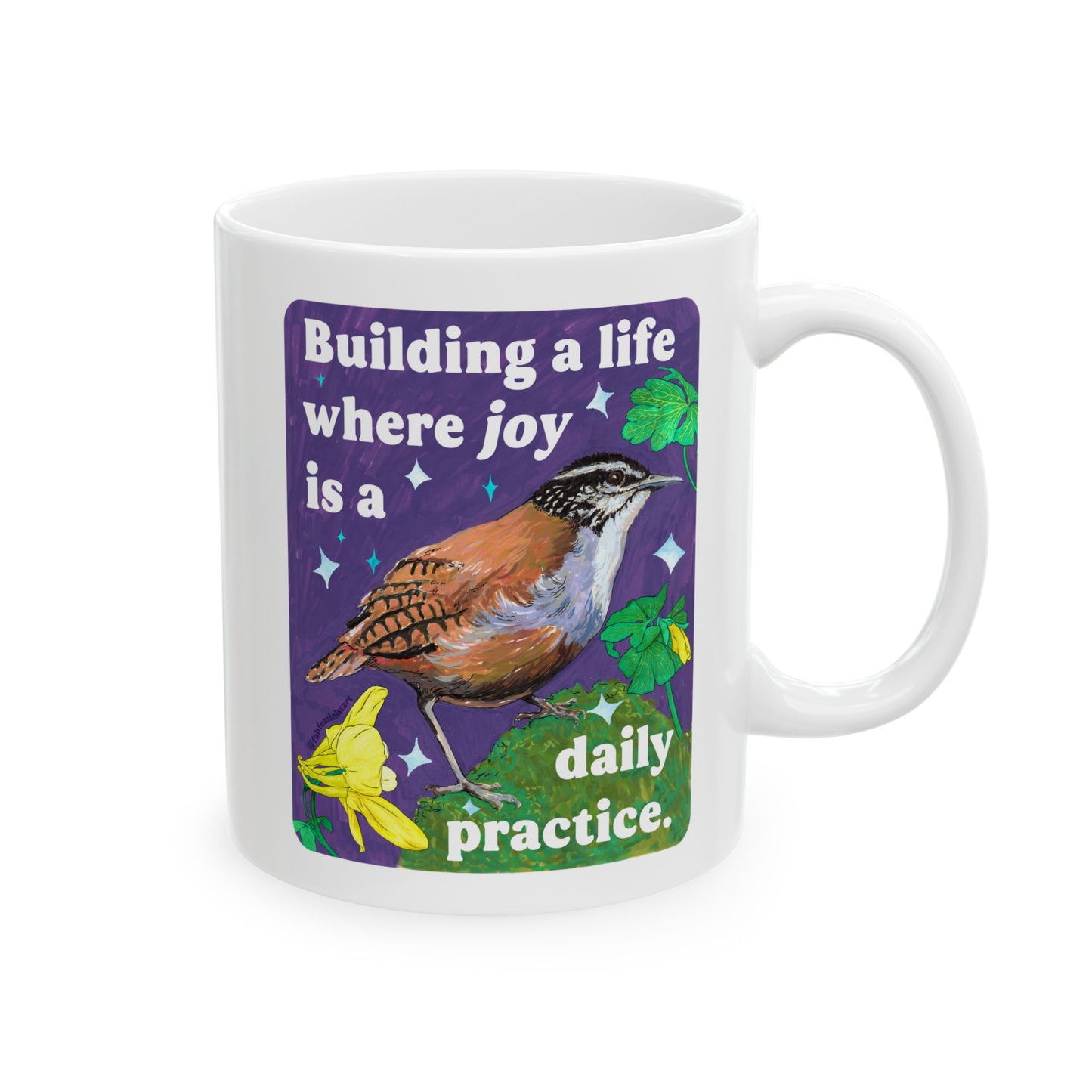 Building a life where joy is a daily practice: feminist mug