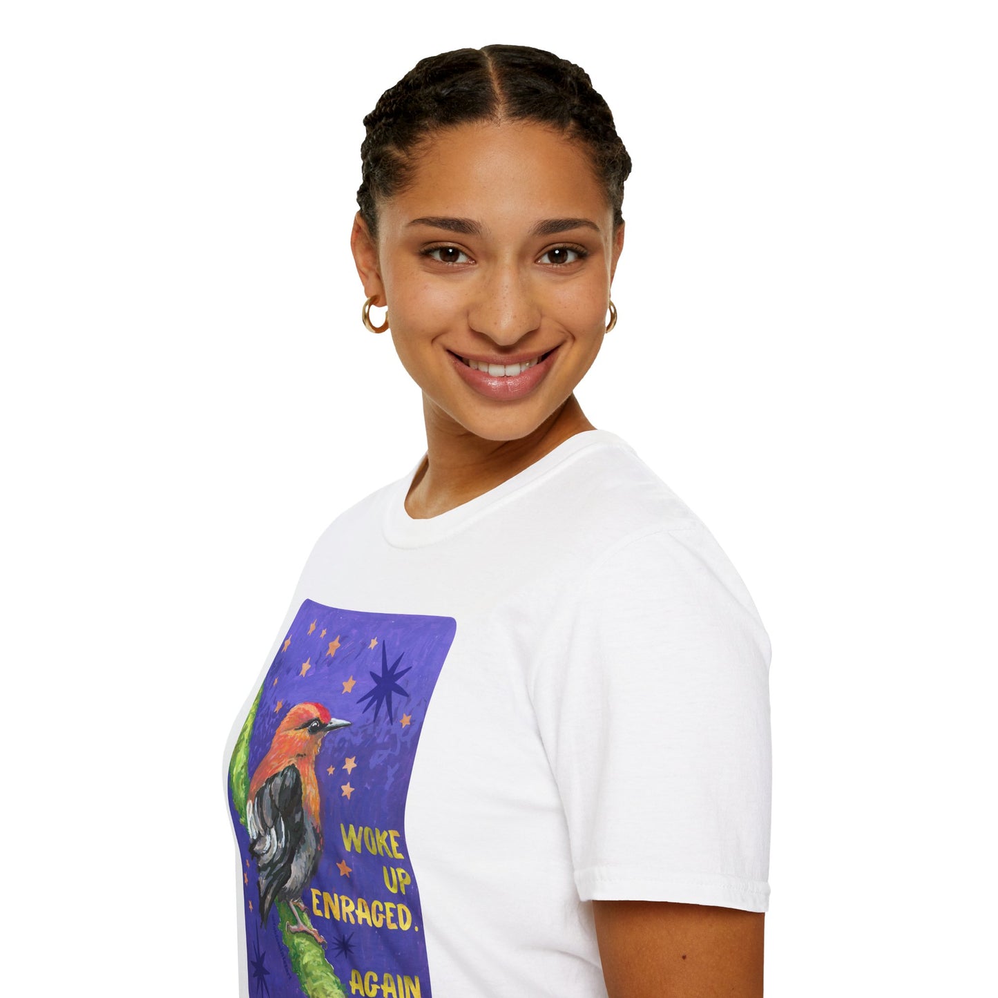 Woke Up Enraged Again: Feminist T-Shirt