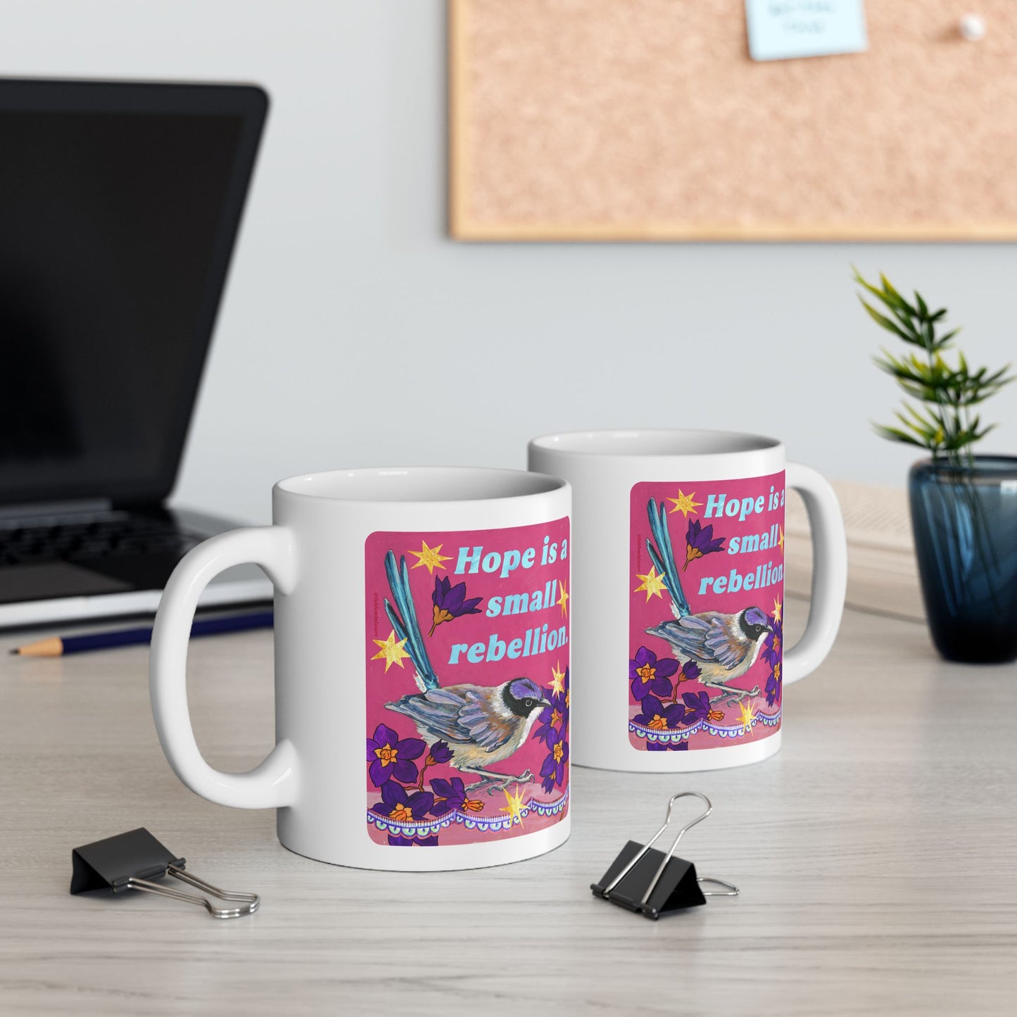 Hope is a small rebellion: feminist mug