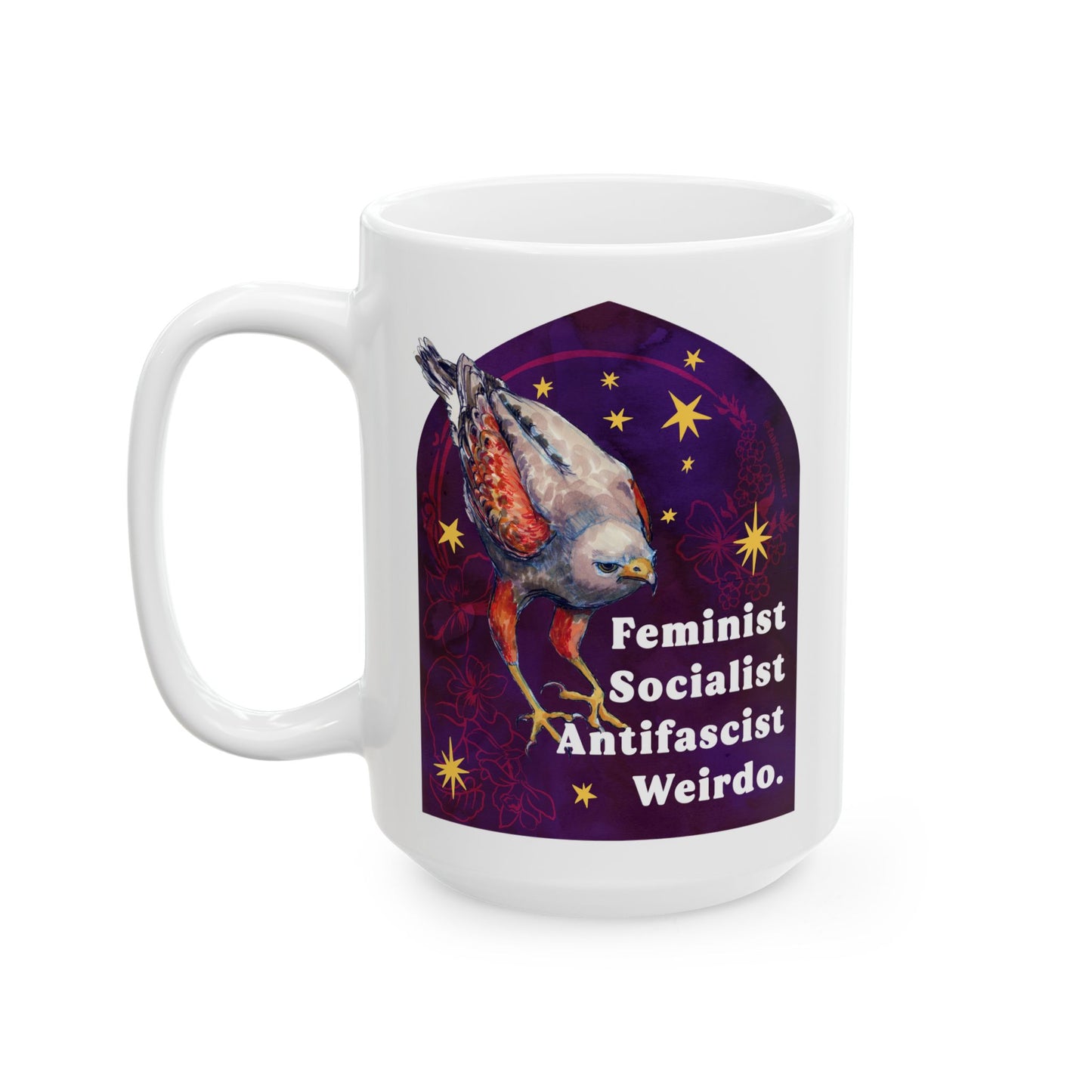 Feminist Socialist Antifascist Weirdo: feminist mug